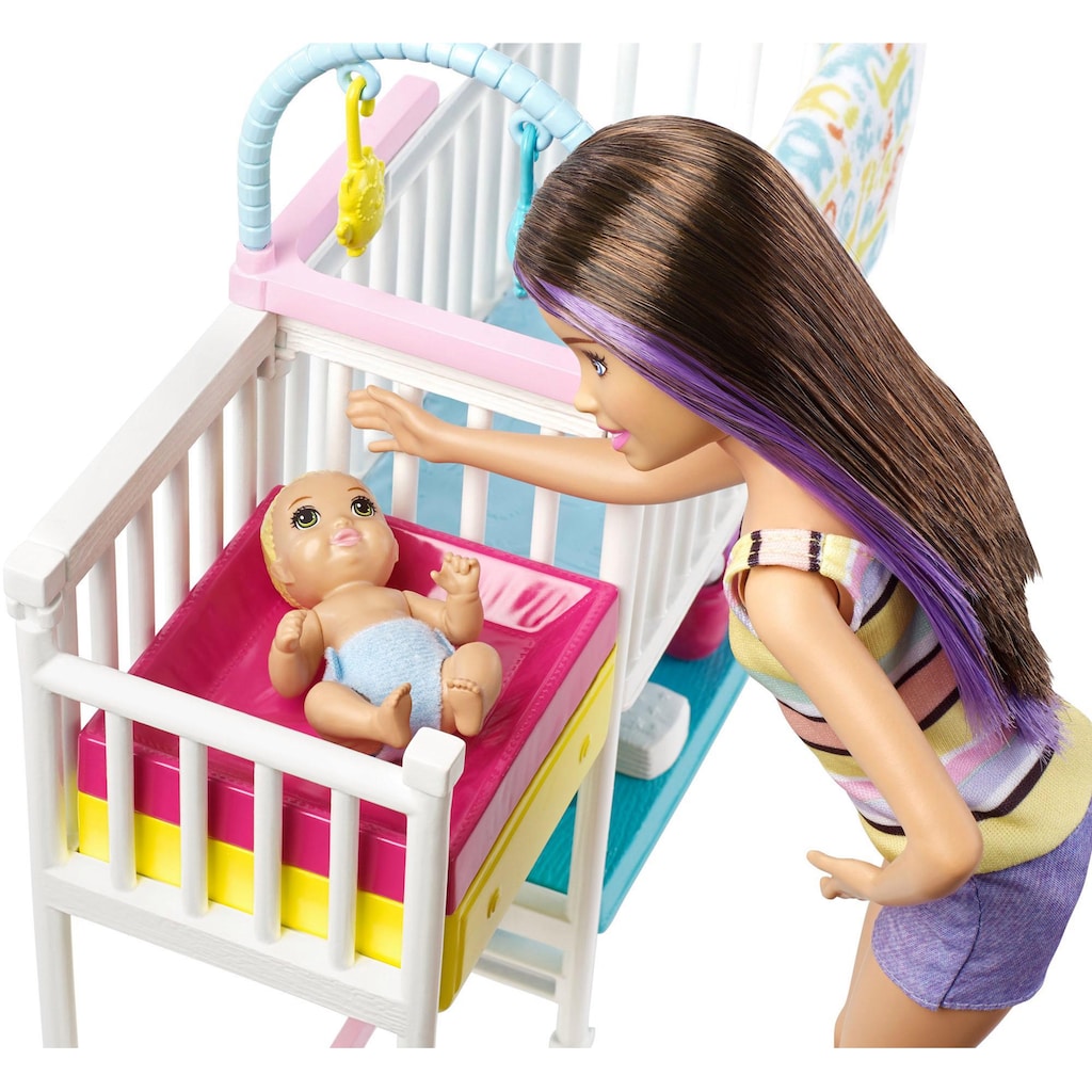 Barbie Anziehpuppe »Skipper Babysitters Kinderzimmer-Spielset«