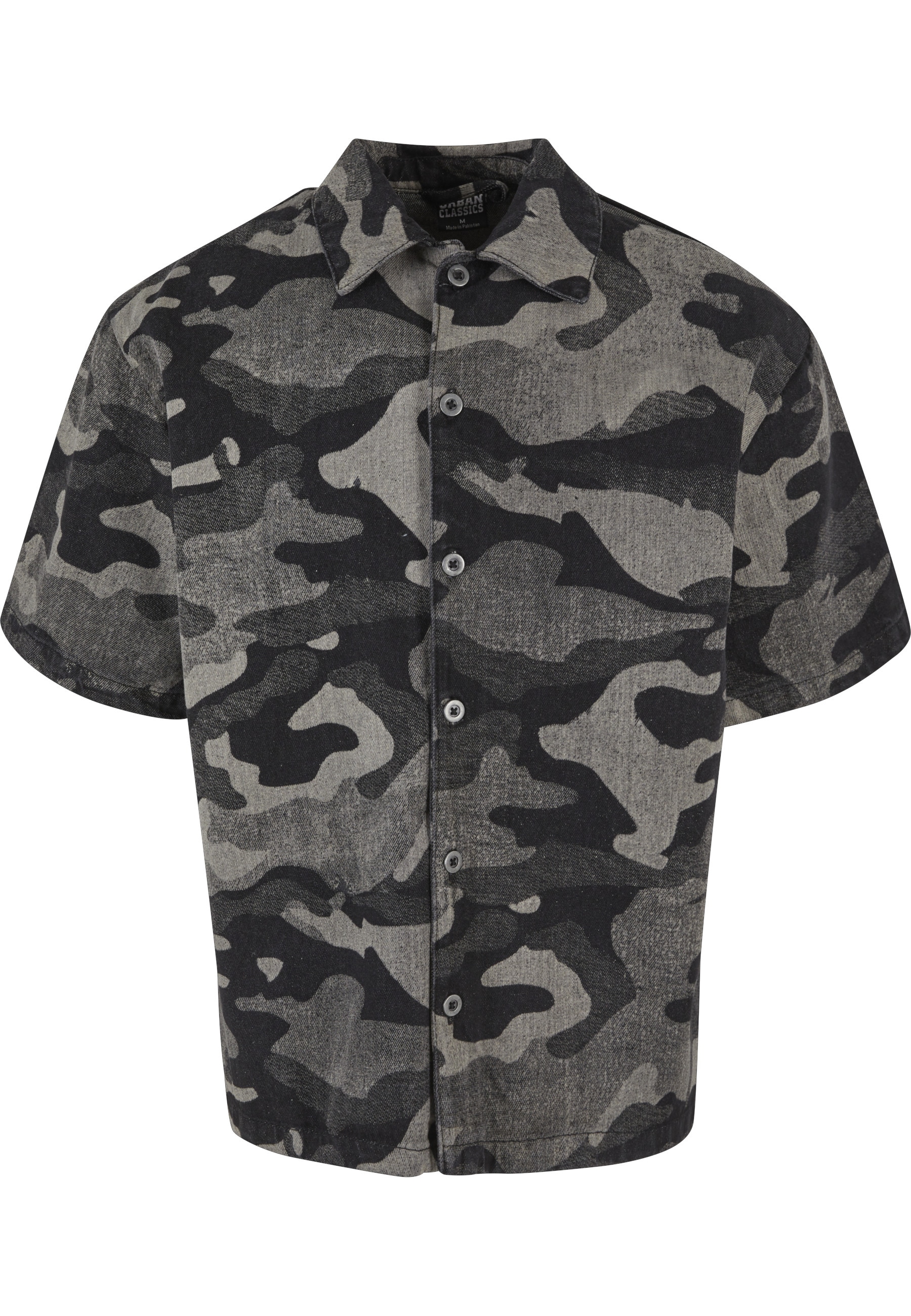 URBAN CLASSICS "Urban Classics Laser Camo Printed Boxy Shirt" 1 Stk.