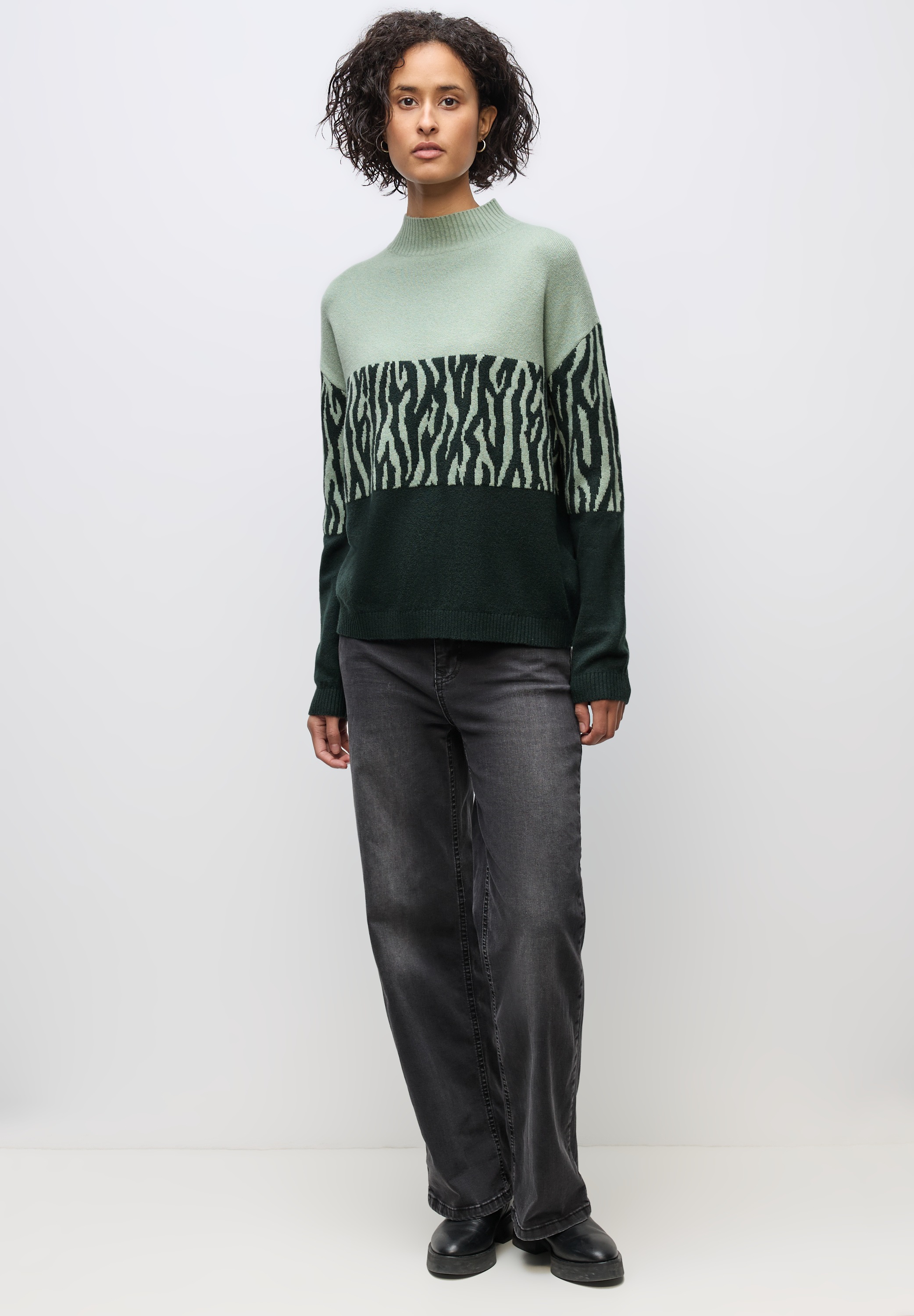 STREET ONE Strickpullover, im soften Baumwoll-Mix
