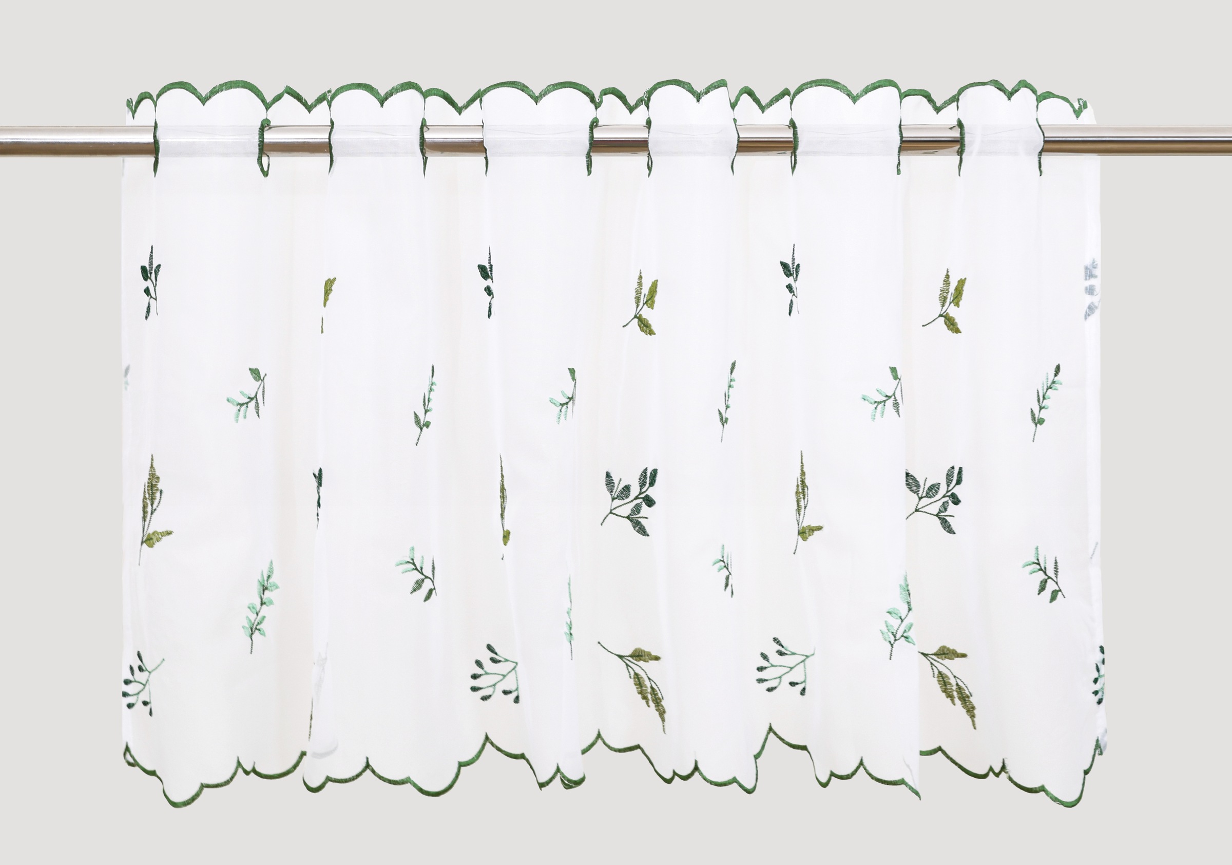 OTTO home Scheibengardine "Alphonse" Durchzuglöcher 1 Stk. tlg. Bestickt, f günstig online kaufen