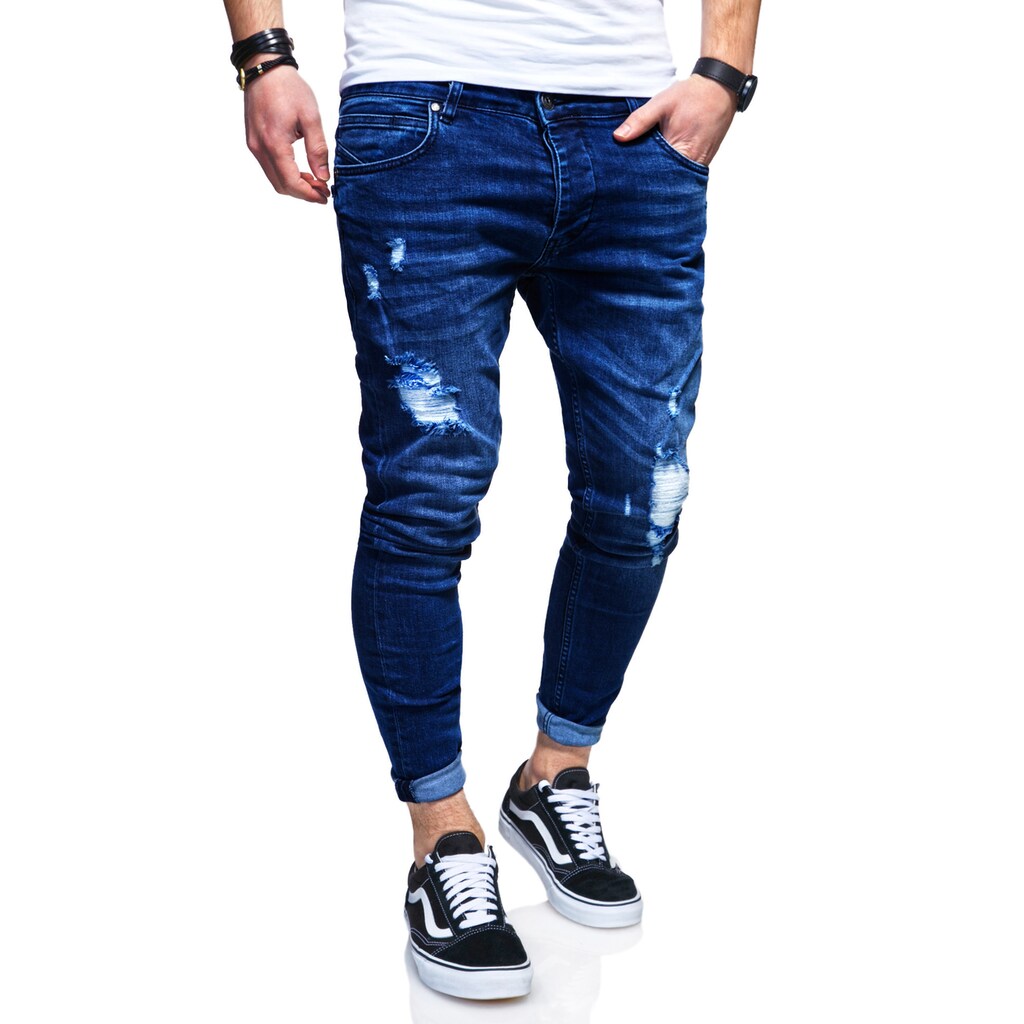 behype Slim-fit-Jeans »EIKE«