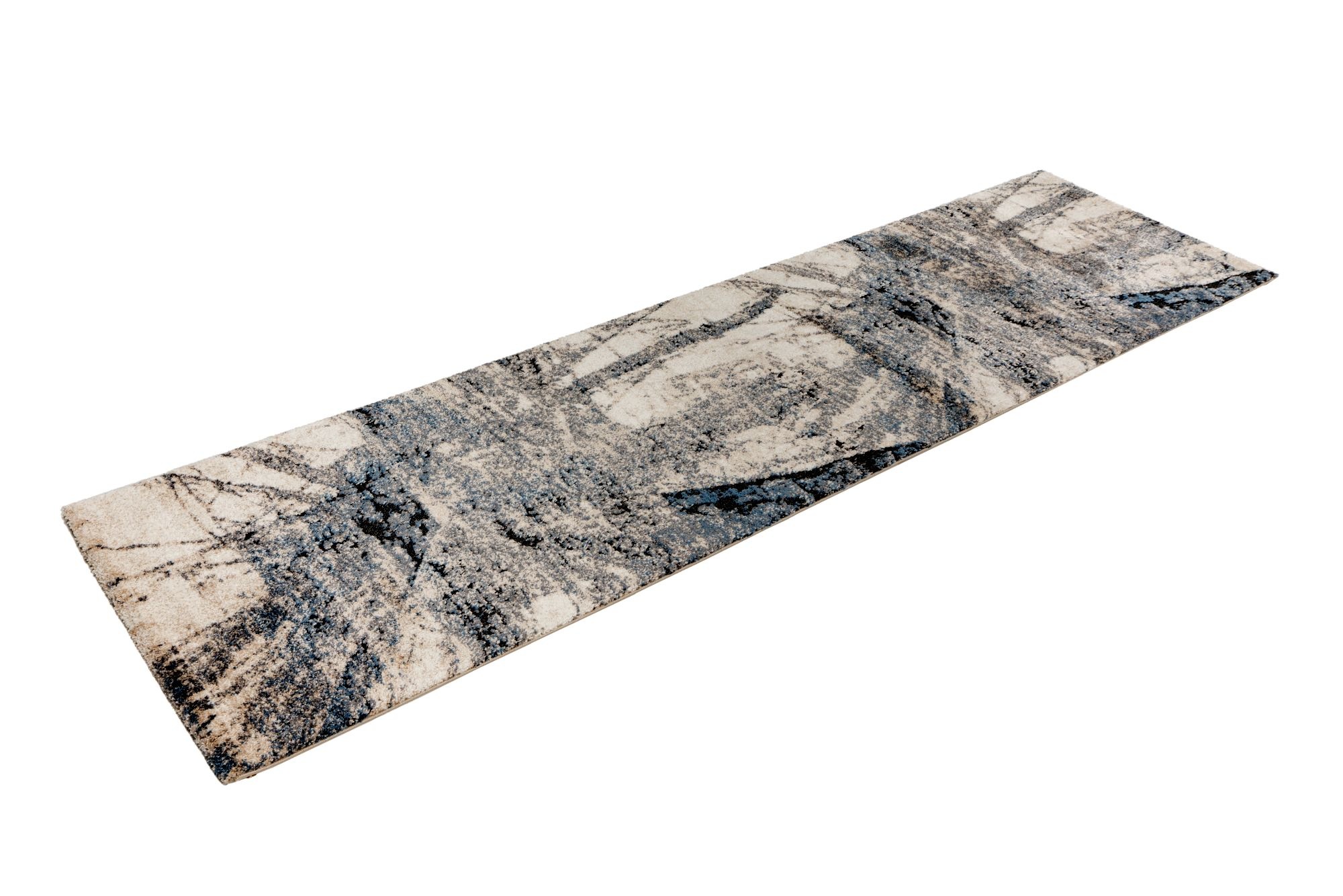 Teppich KAYOOM "Firenze 485", blau, B:80cm H:22mm L:300cm, Polypropylen, Teppiche, Teppich, Kurzflor, Modernes Muster, Fußbodenheizungsgeeignet, Wohnzimmer 2