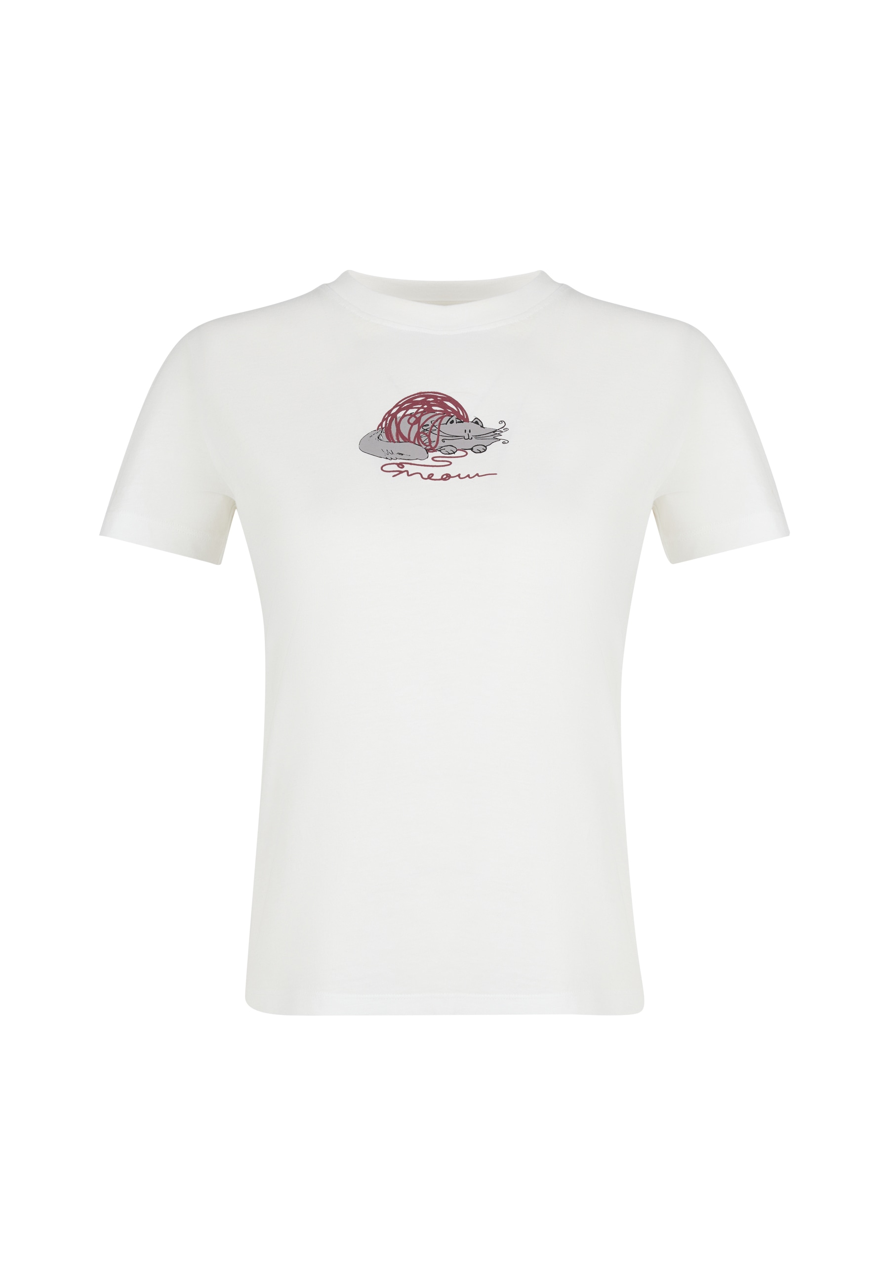 Mavi T-Shirt »CAT PRINTED T-SHIRT«, Print T-Shirt