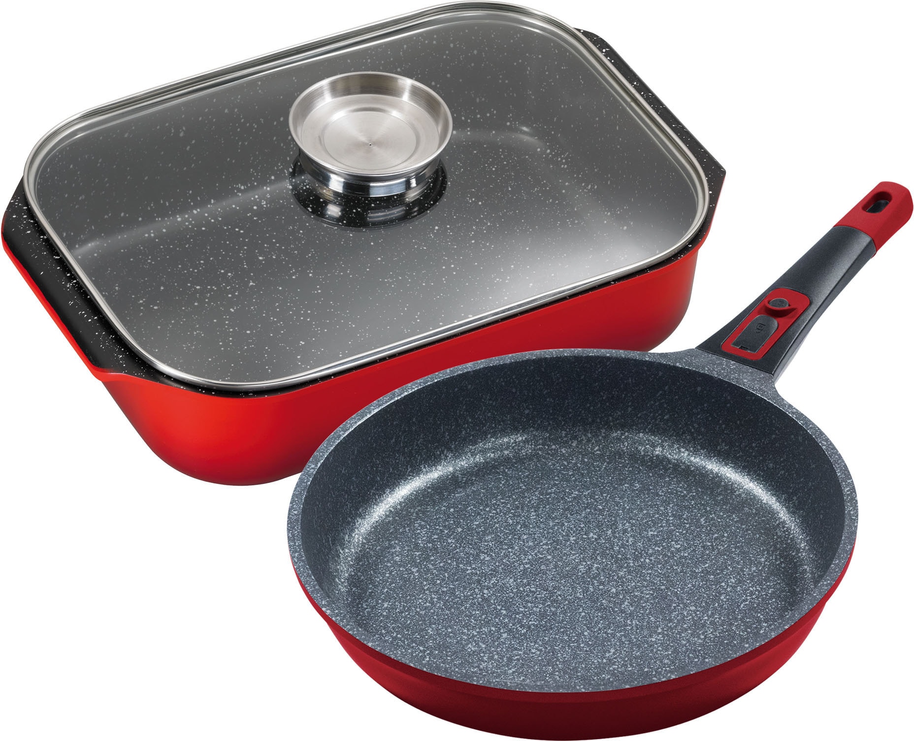 KING Bräter Set, 3 Stk. tlg. Aluminiumguss günstig online kaufen