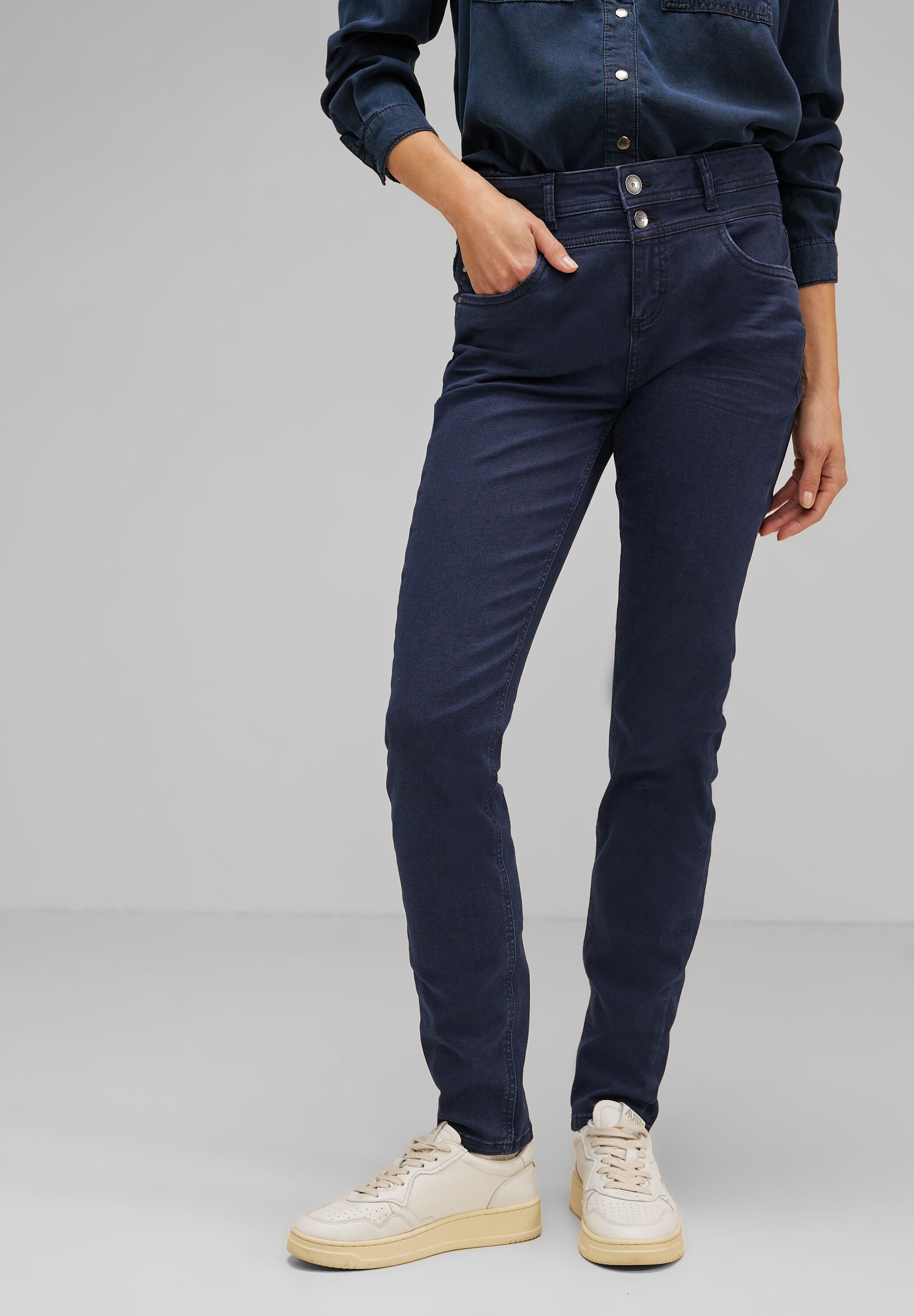 Comfort-fit-Jeans, | STREET ONE Waist für High bestellen BAUR