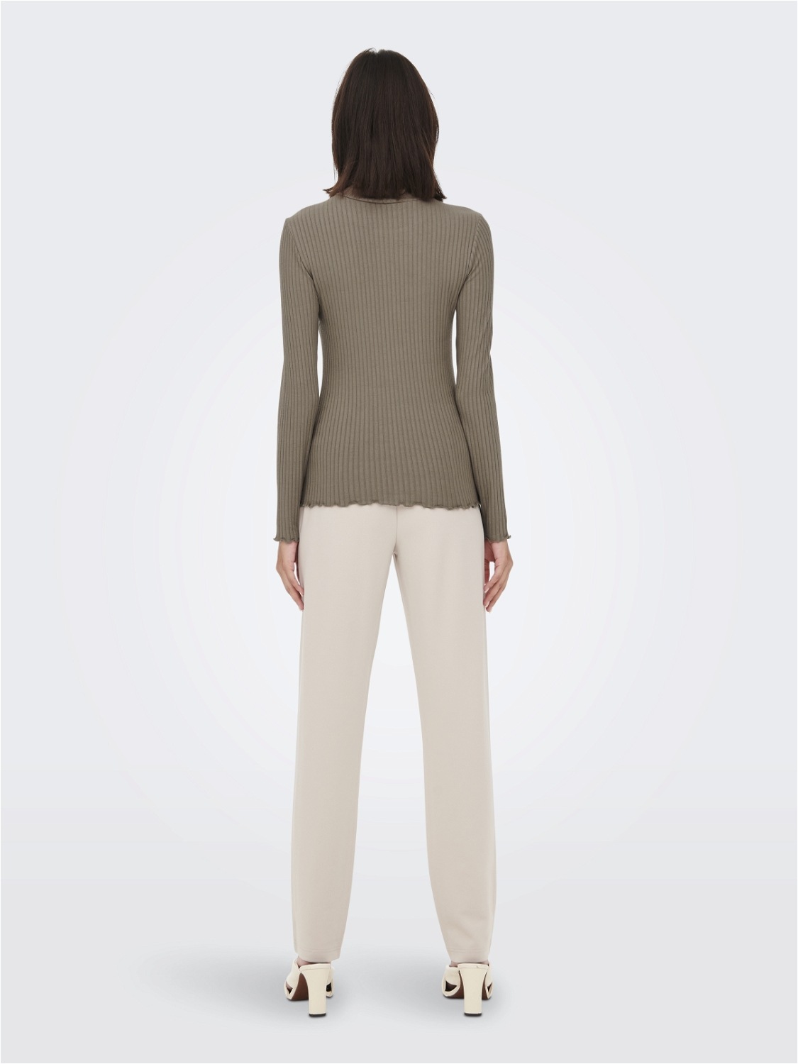 JDY Langarmshirt »JDYFRANSISKA L/S HIGHNECK TOP JRS NOOS«