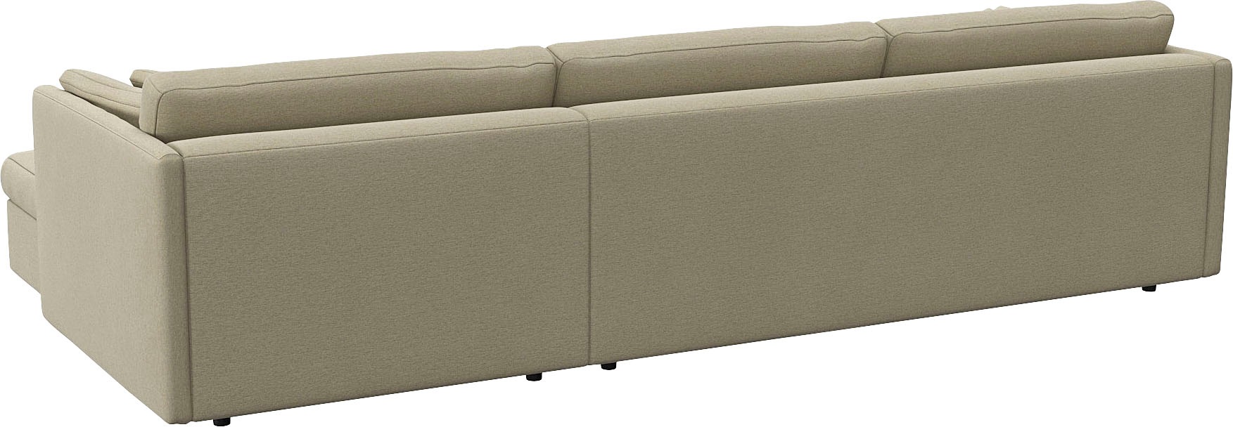 FLEXLUX Ecksofa »Lovane«, Weich & anschmiegsam, große Sitztiefe auf Kaltschaum, Dekokissen inkl.