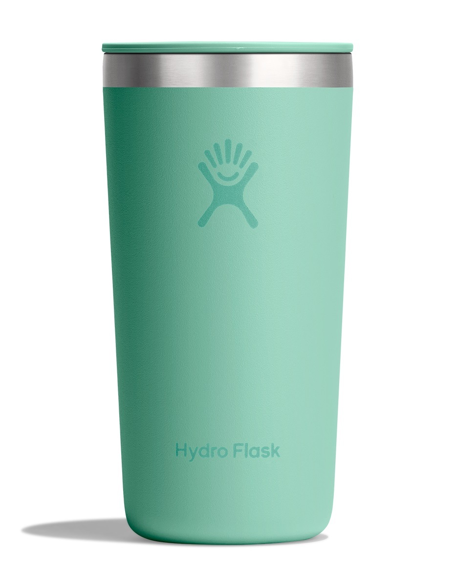 Hydro Flask Thermobecher "12 OZ All Around Tumbler Press-In Lid, 355 ml" Kompatibel mit Trinkhalmdeckel und verschließbaren Eindrückdeckel