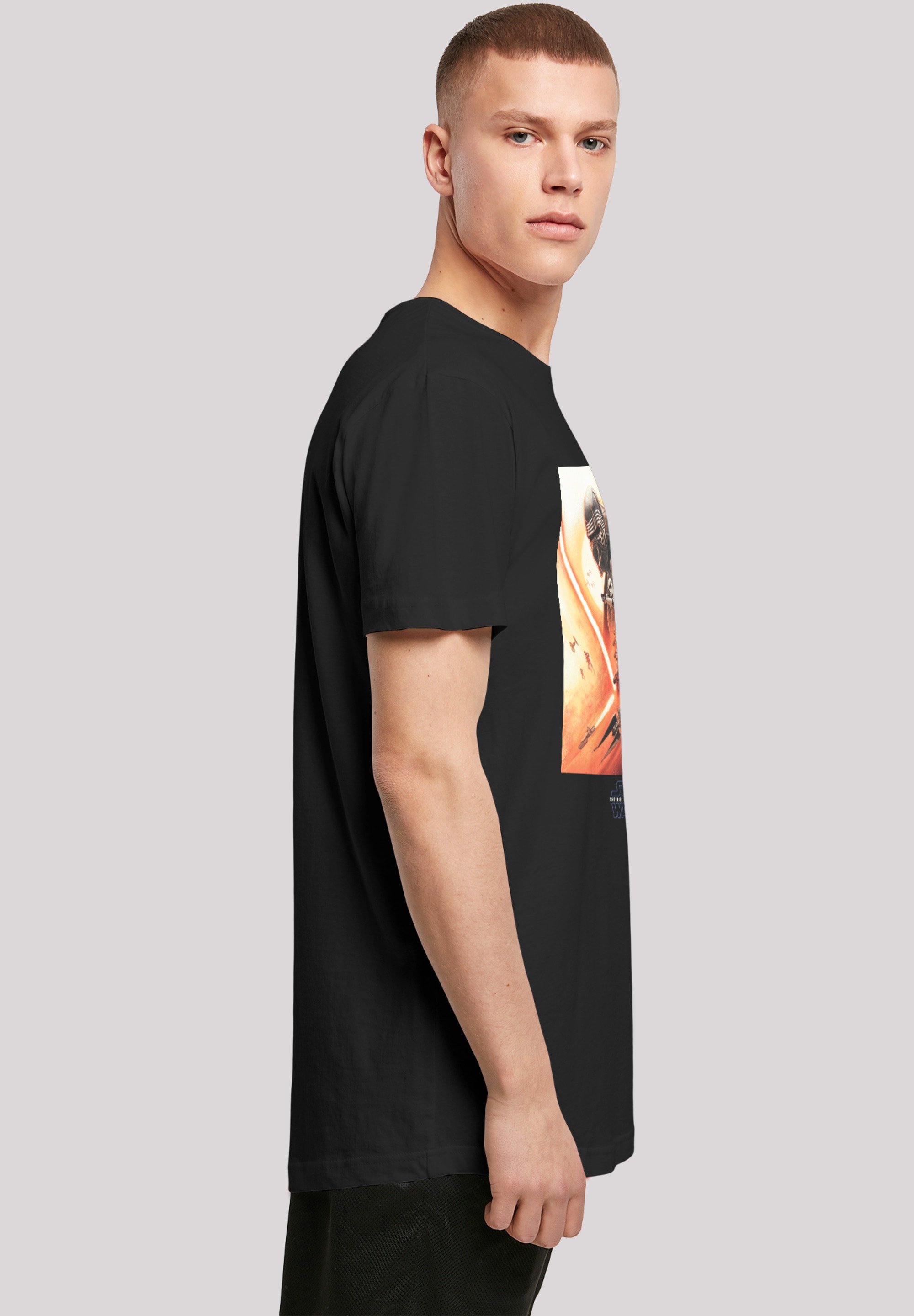 F4NT4STIC T-Shirt »Star Wars Rise Of Skywalker First Order Boys«, Herren,Premium Merch,Lang,Longshirt,Bedruckt