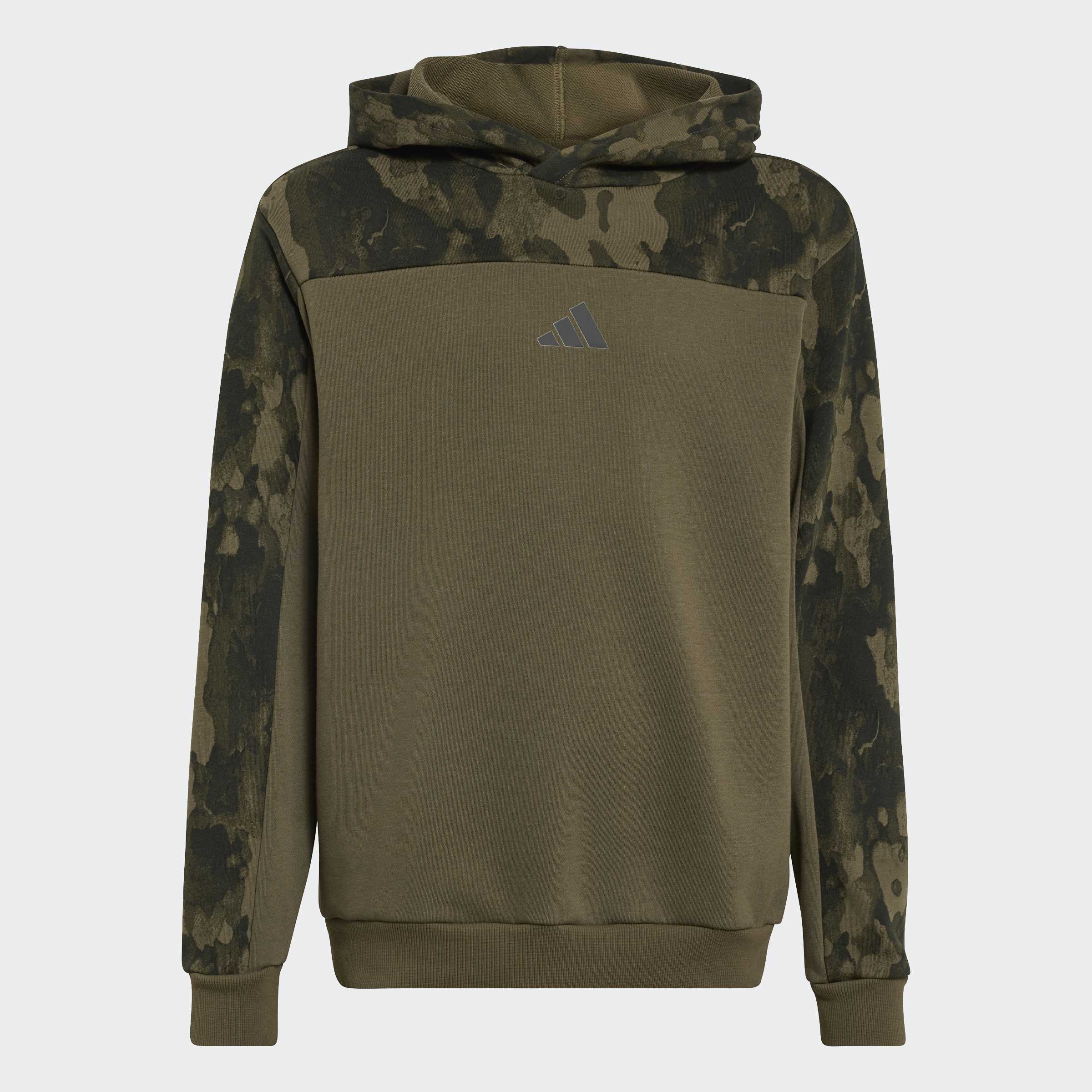 adidas Sportswear Kapuzensweatshirt "J CAMO HD", für Kinder, mit Rundhalsausschnitt, ohne Verschluss, in normaler Länge