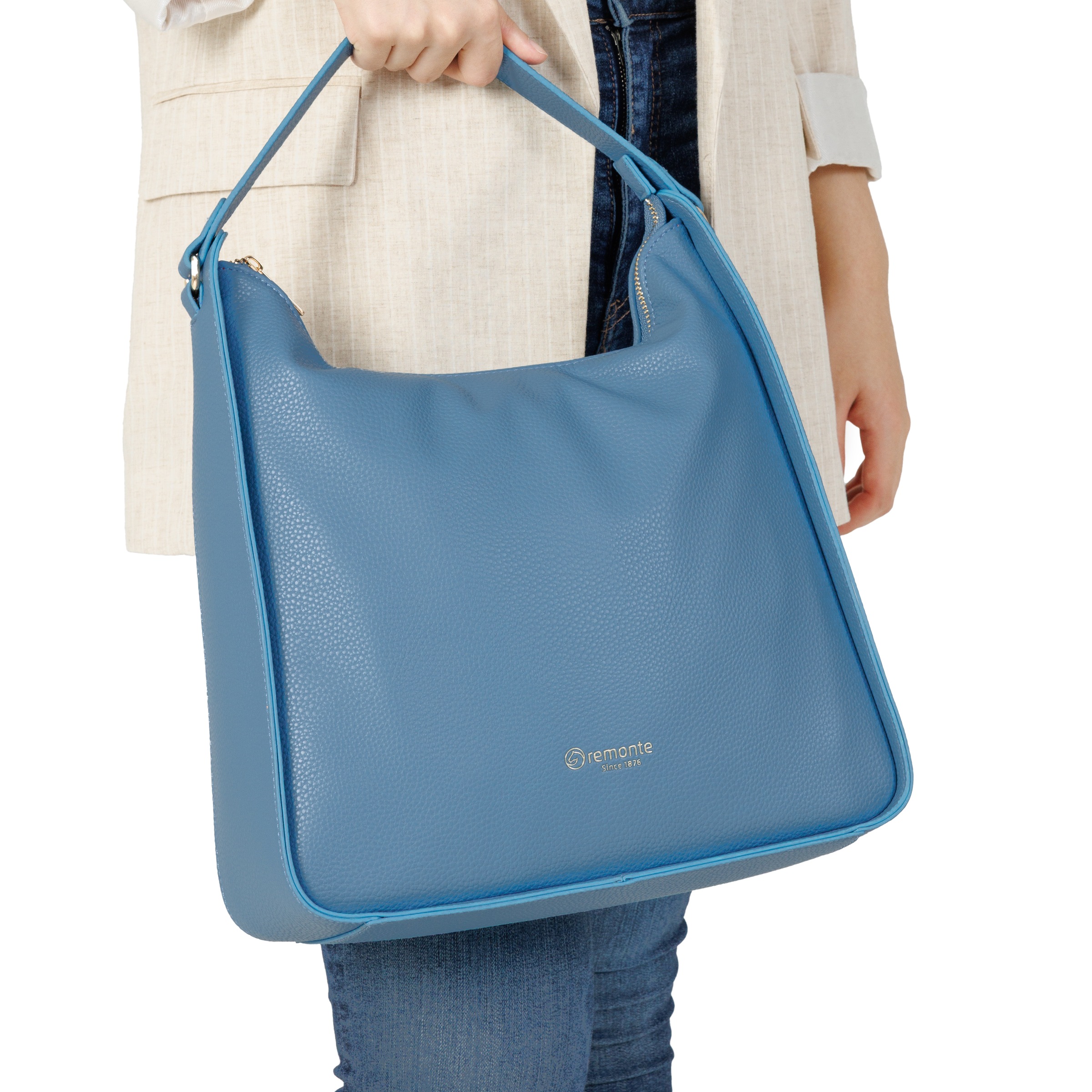 Remonte Hobo Handtasche, Schultertasche mit abnehmbarem Umhängeriemen