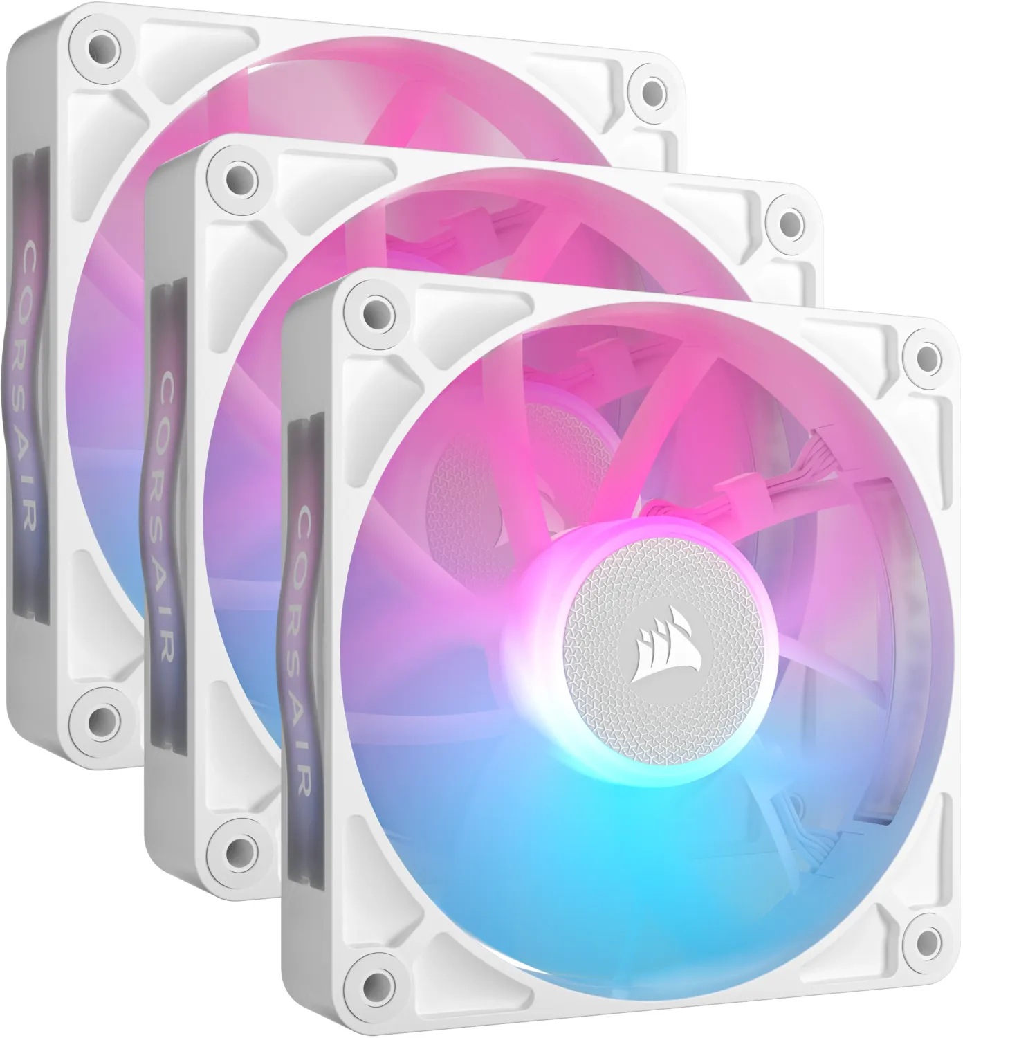 Corsair CPU Kühler »iCUE LINK RX120 RGB 120-mm-PWM-Lüfter-Dreier-Starter-Kit«