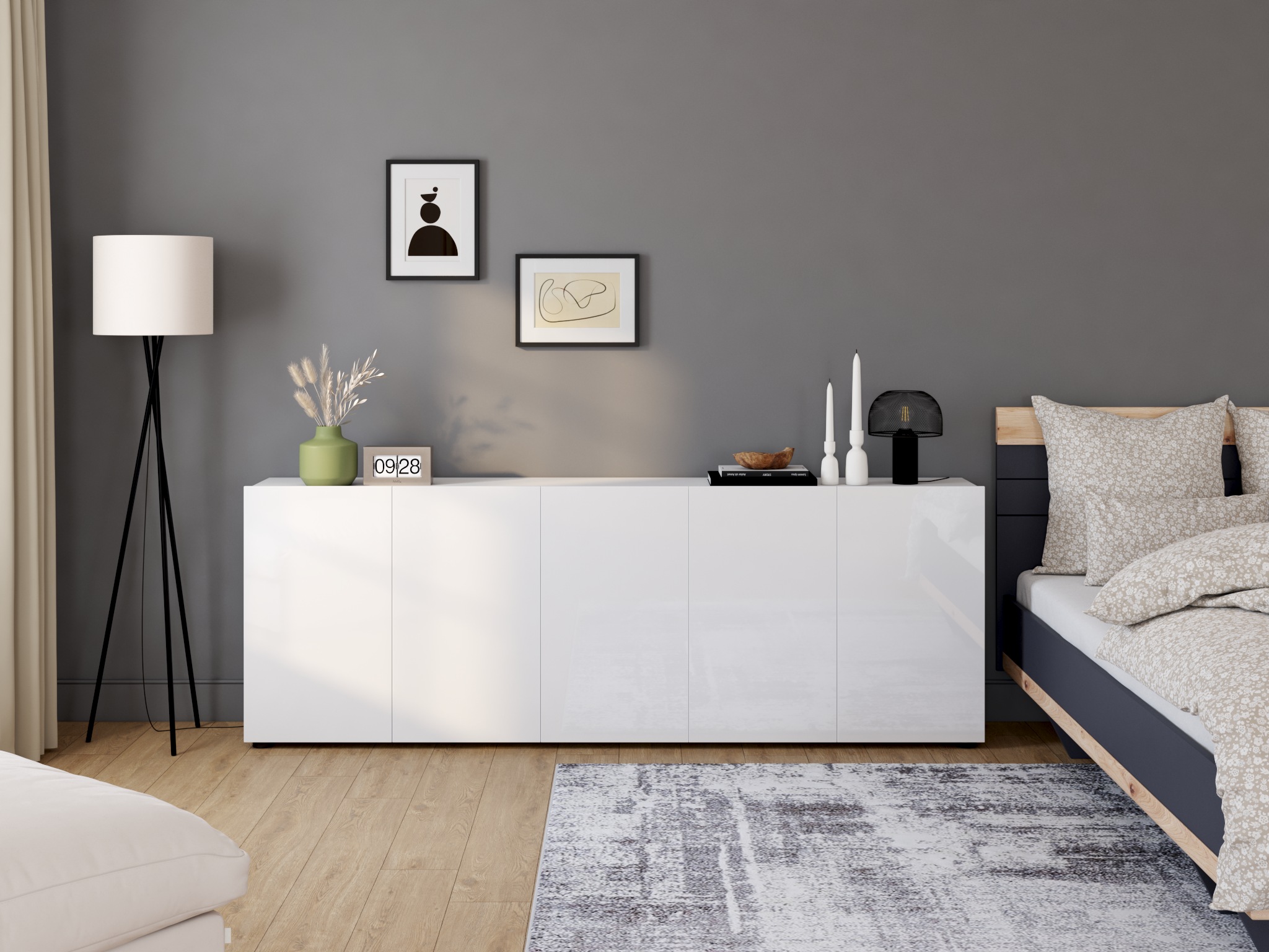 INOSIGN Sideboard "MISTER – Schrank, Kommode, 225 cm breit, 80 cm hoch, Mad günstig online kaufen