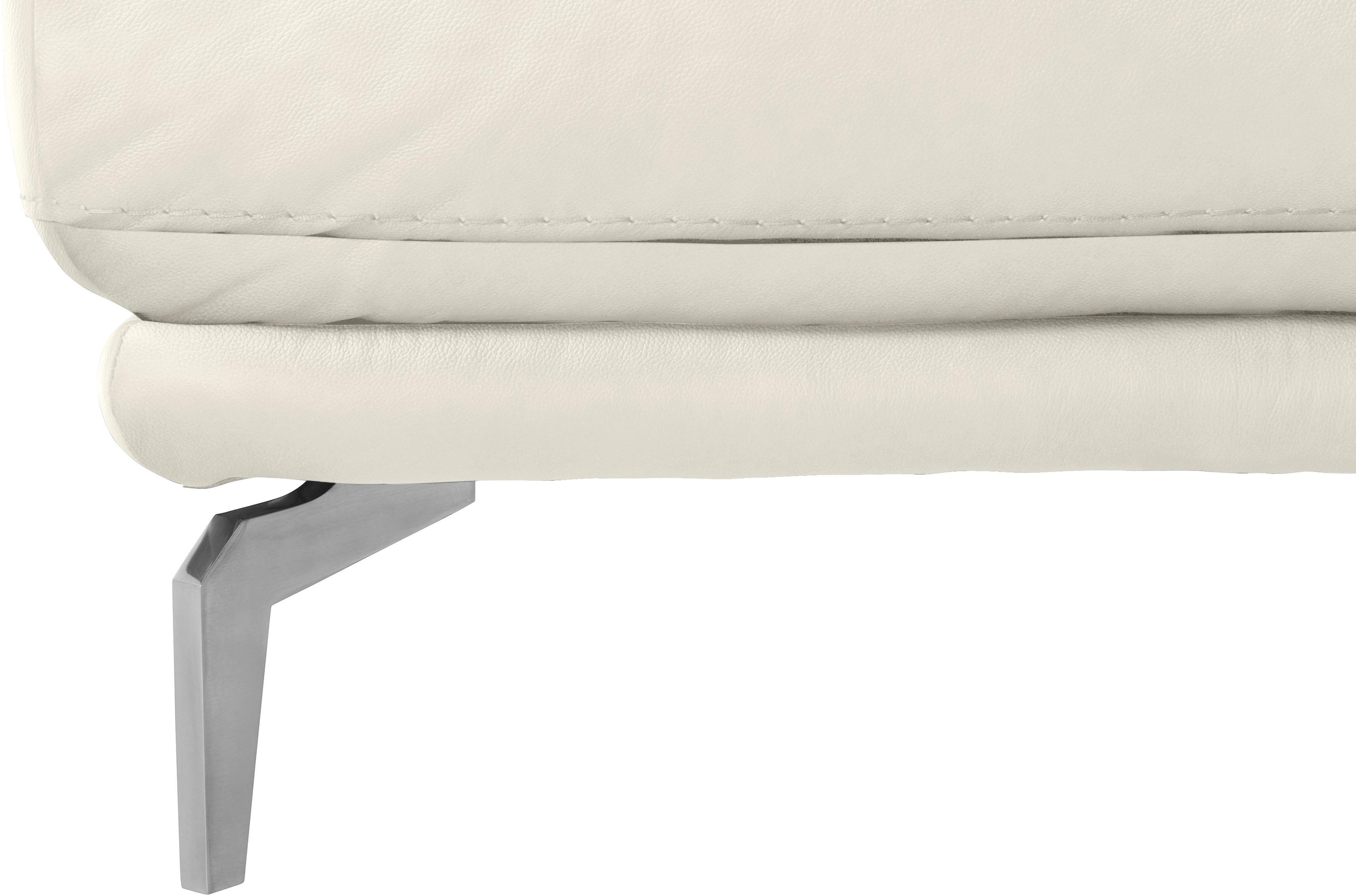 W.SCHILLIG Hocker »montanaa«, mit Metallfüßen in Chrom glänzend, Breite 141 cm