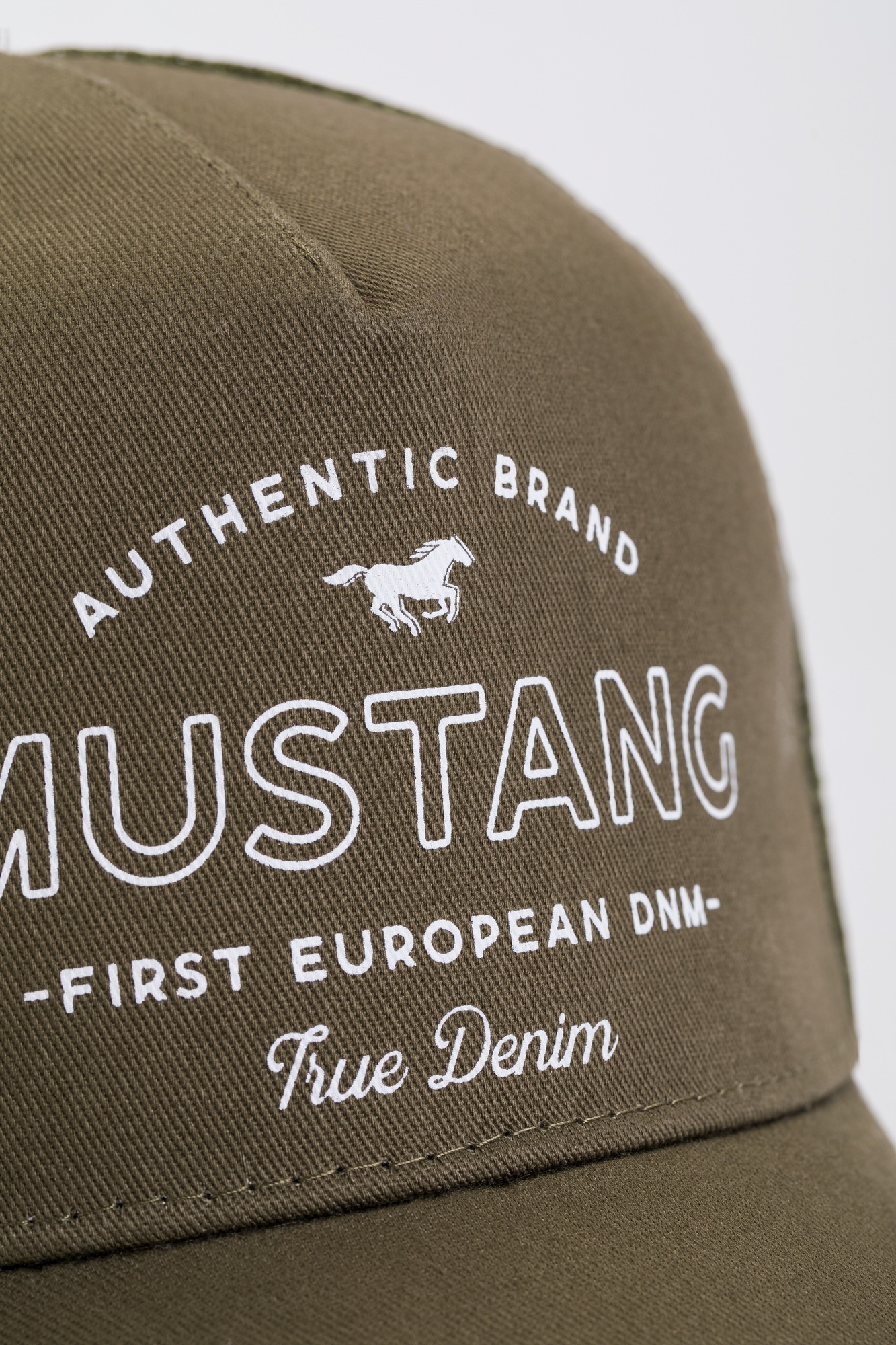 Thumbnail - MUSTANG Baseball Cap 1 Stk. gerundeter Schirm, Größenverstellbar, Markenlogo vorne