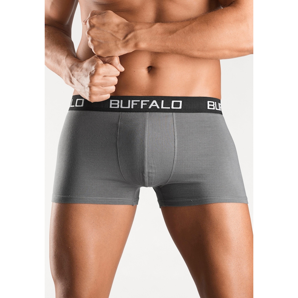 Buffalo Boxer »Boxershorts für Herren«, (Packung, 4 St.), aus Baumwoll-Mix