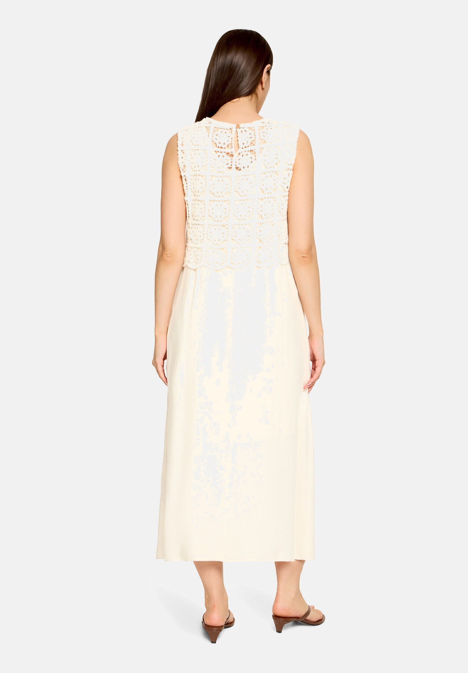 Cartoon Druckkleid »Damen mit Stickerei« Nahttasche