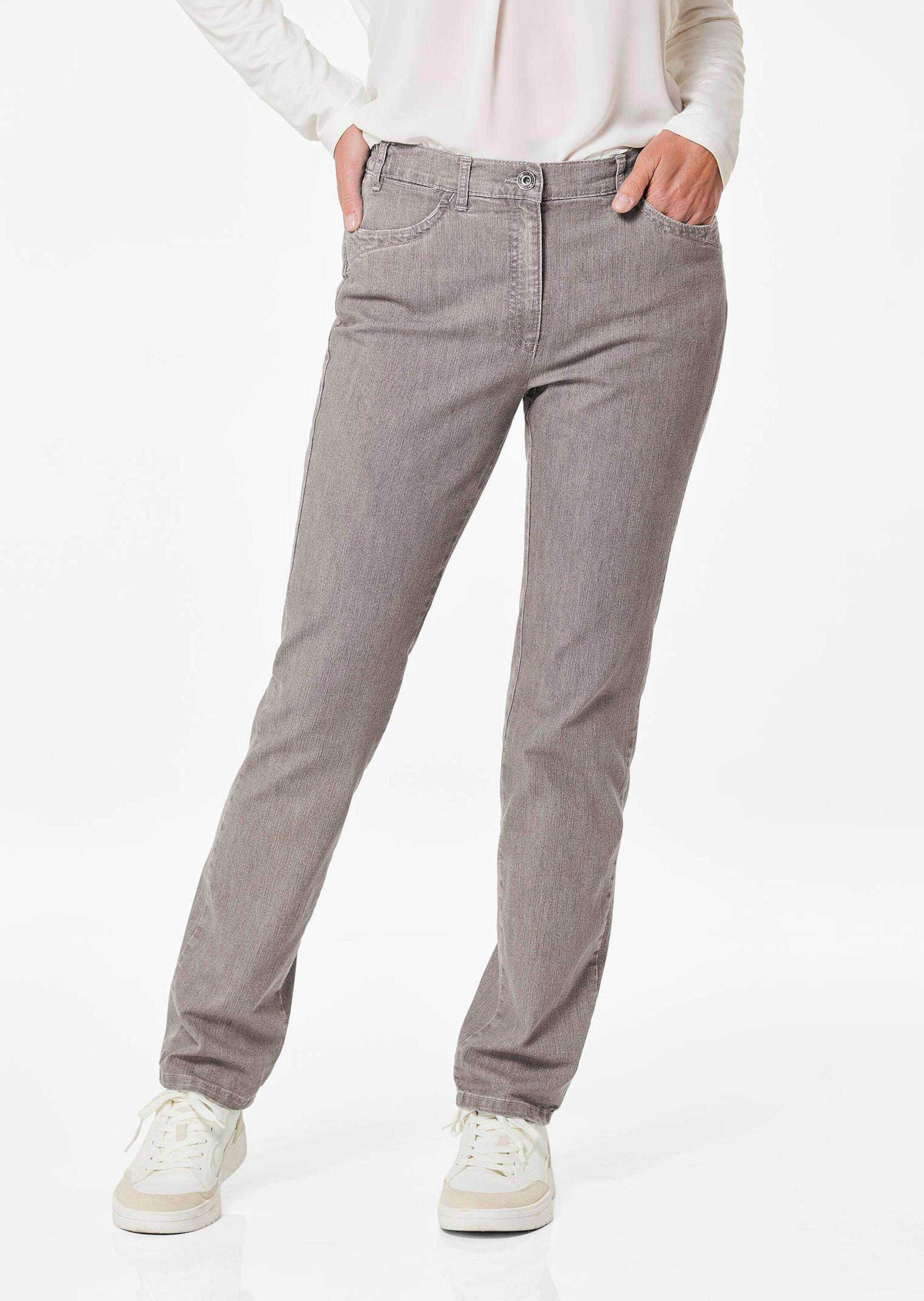 Thumbnail - GOLDNER Stretch-Jeans "Edel geschmückte Jeanshose ANNA"