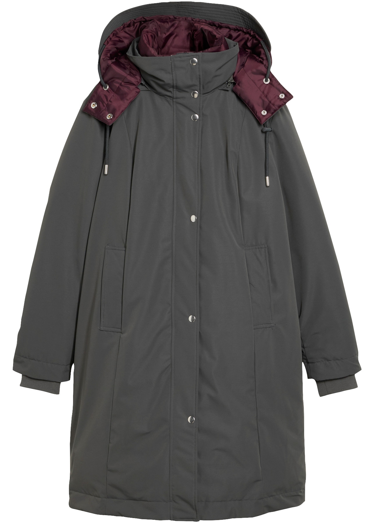 bonprix Outdoorjacke in 2-in-1-Optik, wasserabweisend, figurumspielend, sportlich