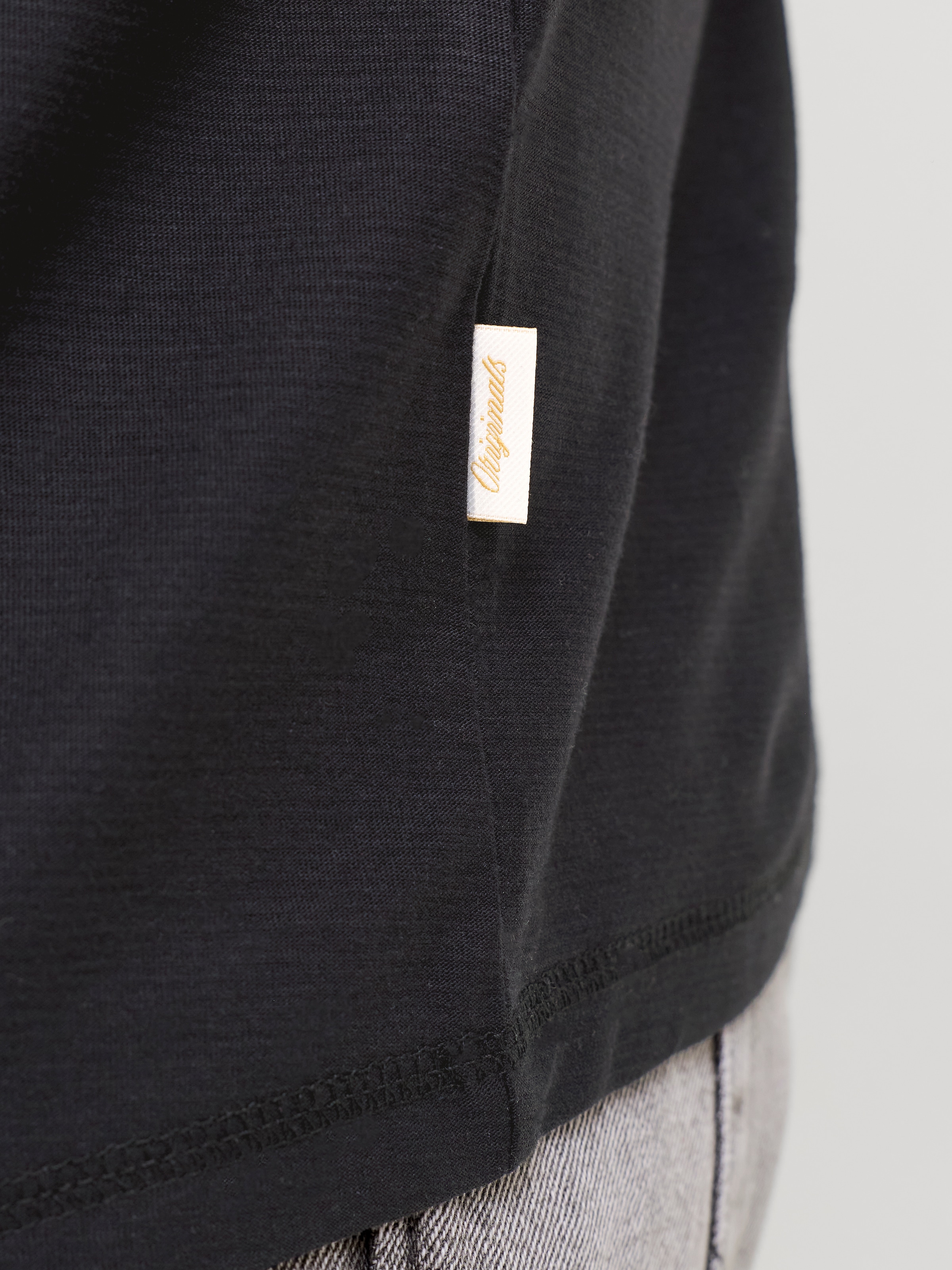 Jack & Jones PlusSize T-Shirt »JORCASSIS BRANDING TEE SS CREW NECK PLS« mit Logo Schriftzug