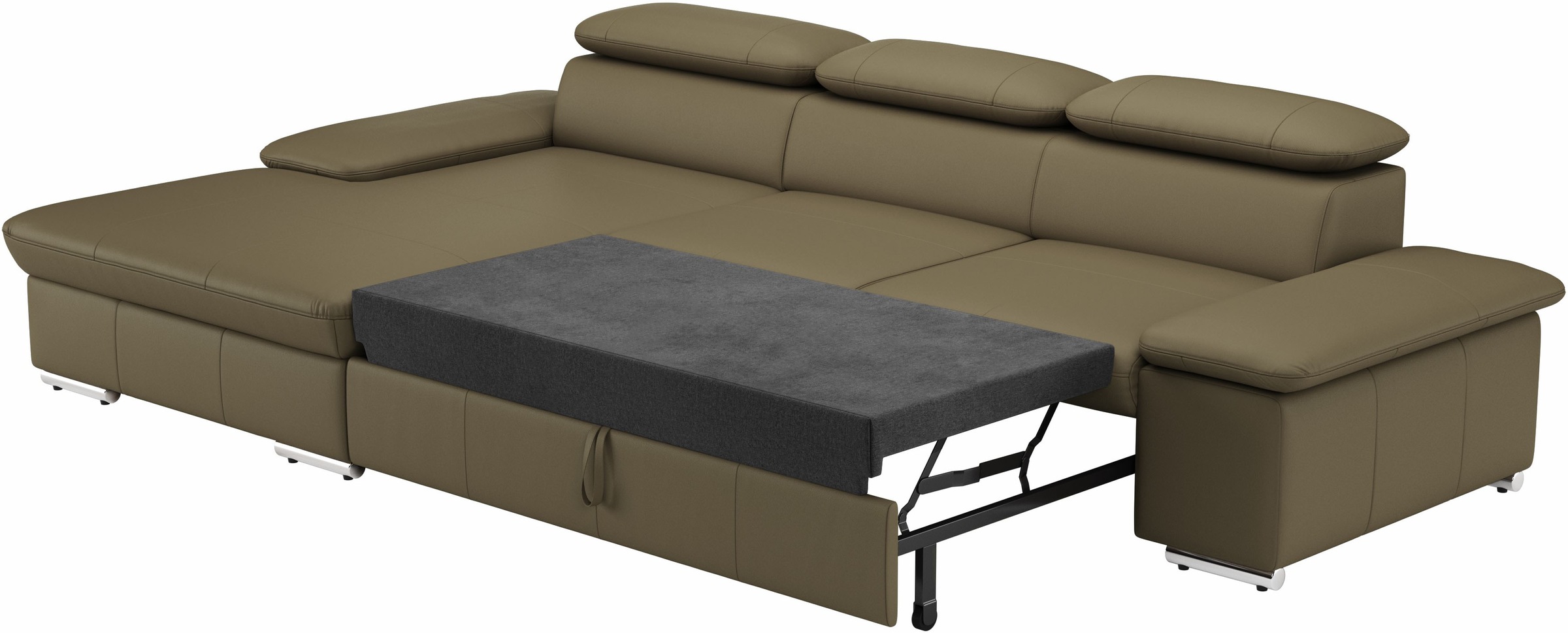 sit&more Ecksofa »Valantine L-Form«, inkl. Kopf- und Armteilverstellung, wahlweise mit Bettfunktion