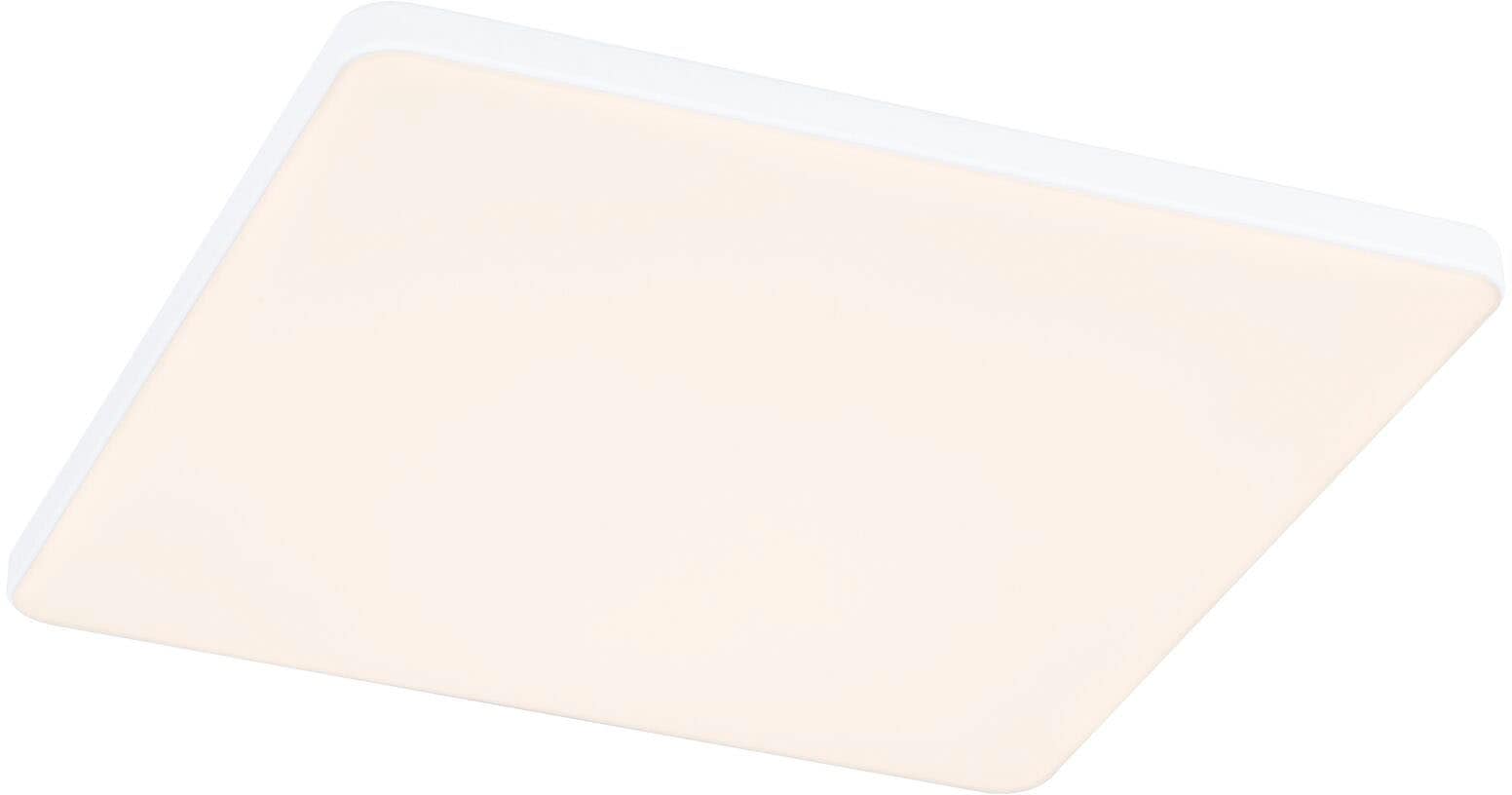 Paulmann LED Einbauleuchte »Veluna VariFit Edge IP44 eckig 200x200mm 1500lm 3000K Weiß dimmbar« 1 Stk. Warmweiß LED Einbaupanel IP44 eckig 200x200mm 1500lm 3000K Weiß dimmbar