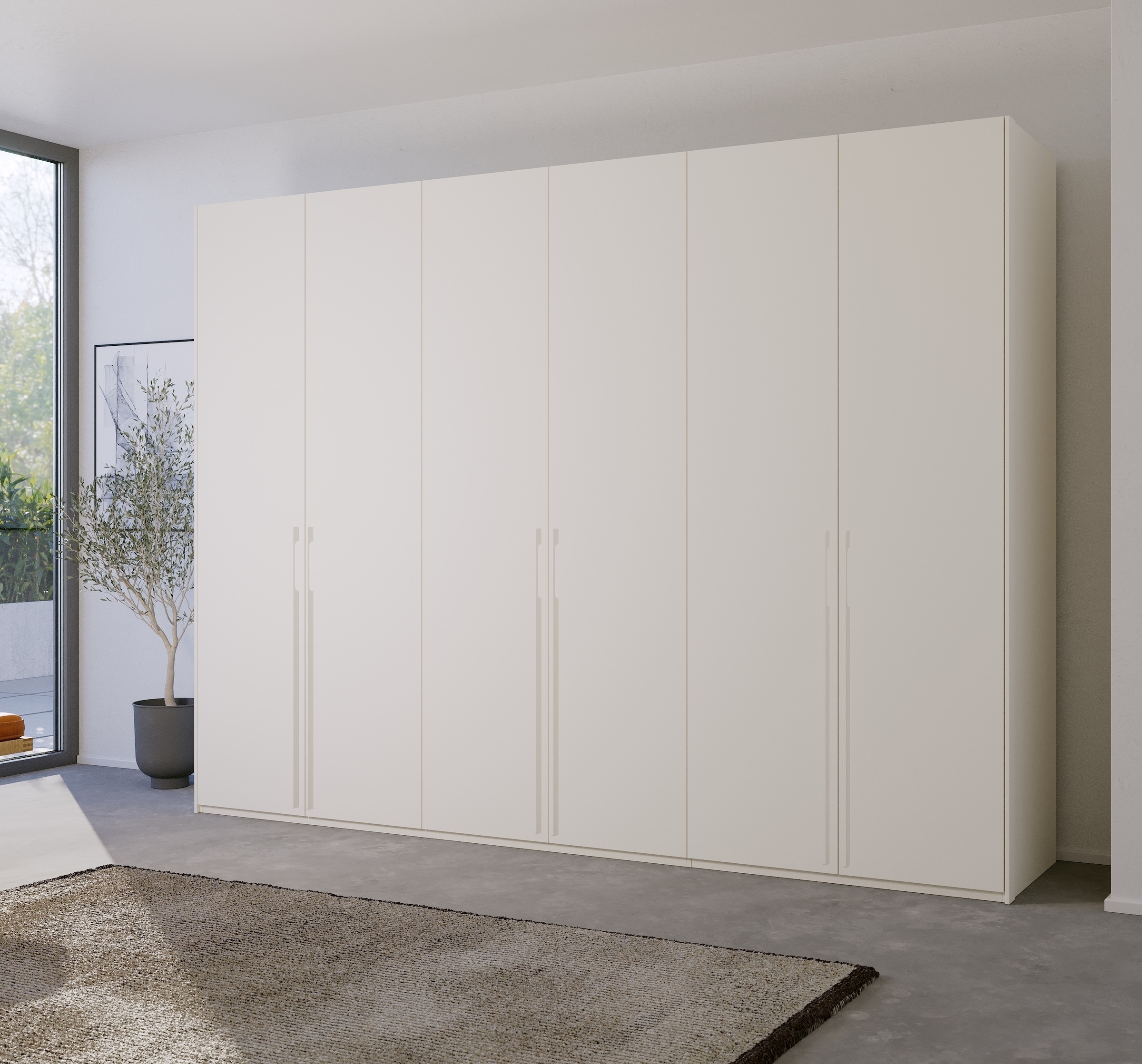 rauch Drehtürenschrank »Skat Pure«, mit eleganten Griffstangen und praktischer Innenausstattung
