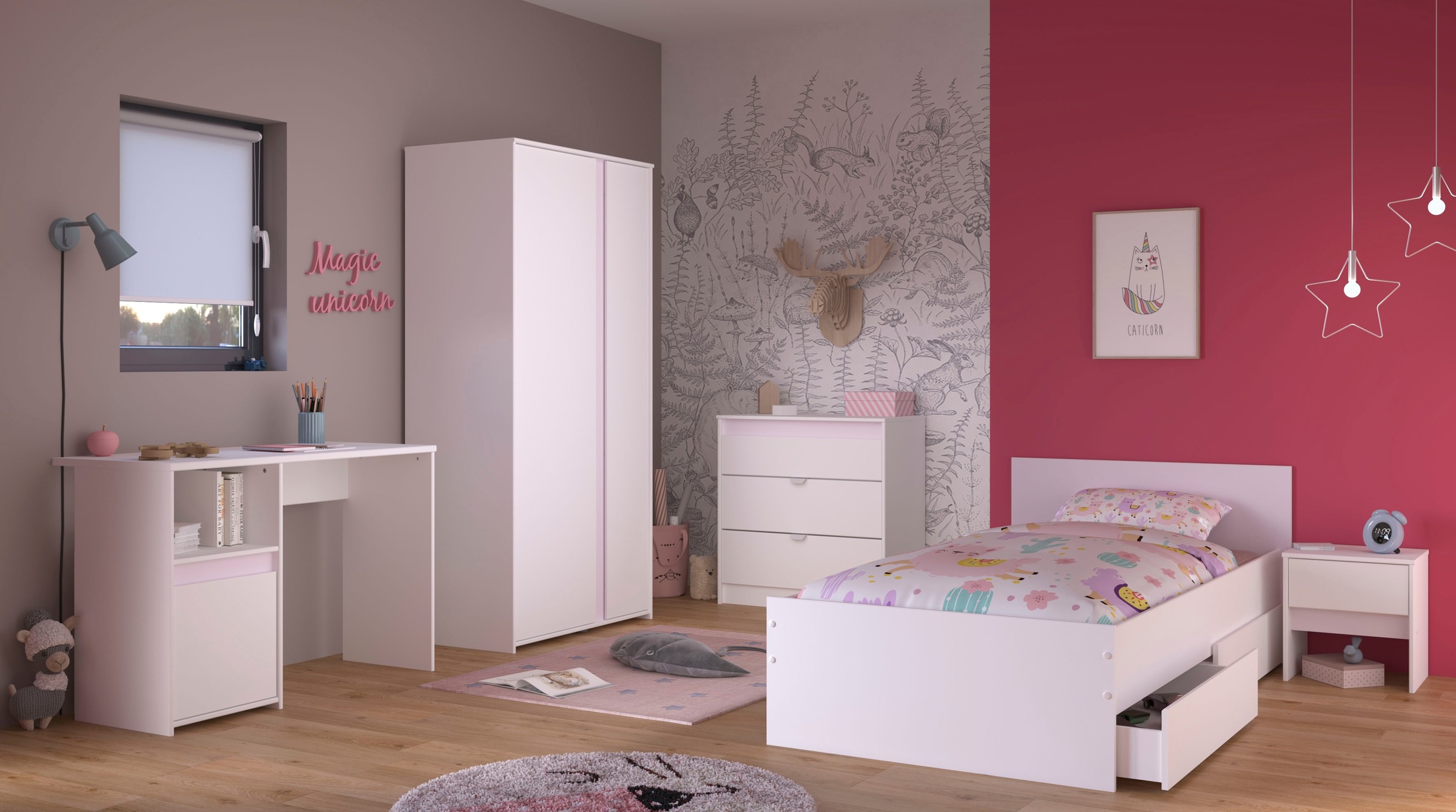 Parisot Jugendzimmer-Set "Pirouette" Set, 6 Stk. tlg. günstig online kaufen