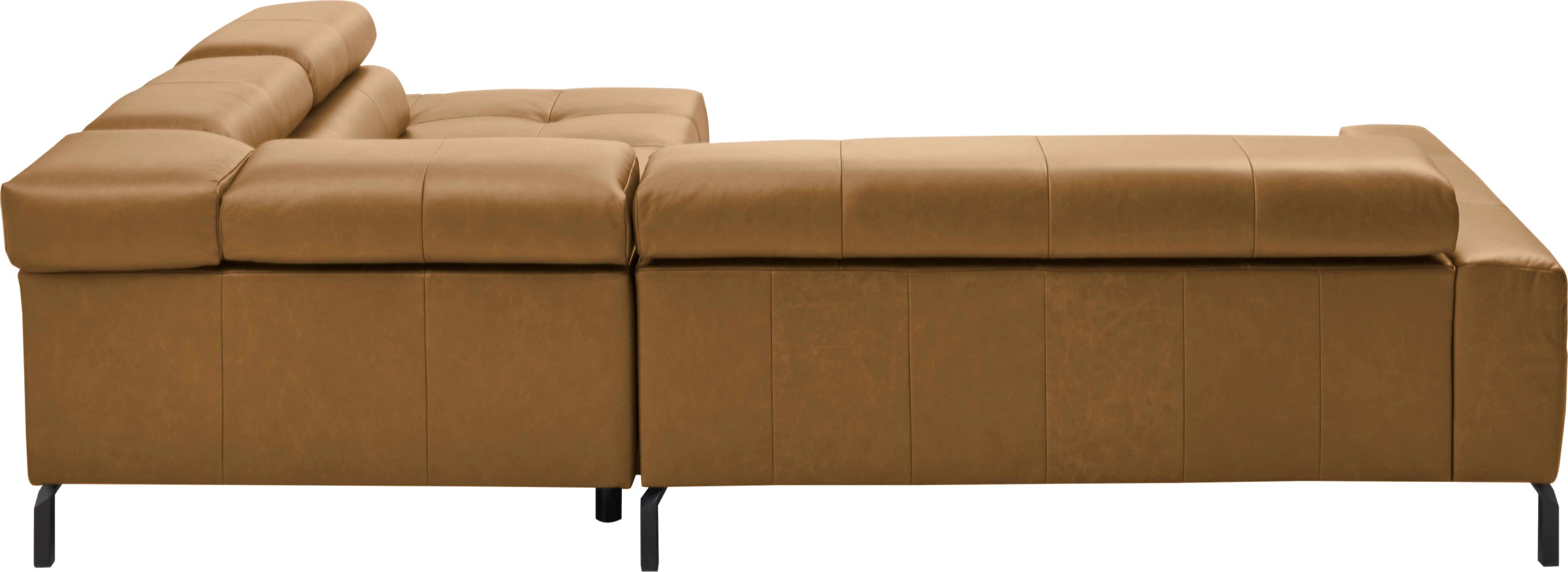 Places of Style Ecksofa »Cleveland, L-Form, incl. Kopfteilverstellung, Breite 276 cm«, wahlweise elektrischer Sitzvorzug