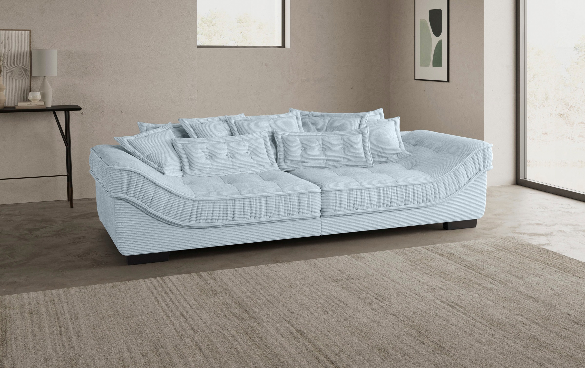 Mr. Couch Big-Sofa »Diwan II DuraFlex«, DuraFlex-Kaltschaumpolsterung, bis 140 kg, 4 Bezugsqualitäten