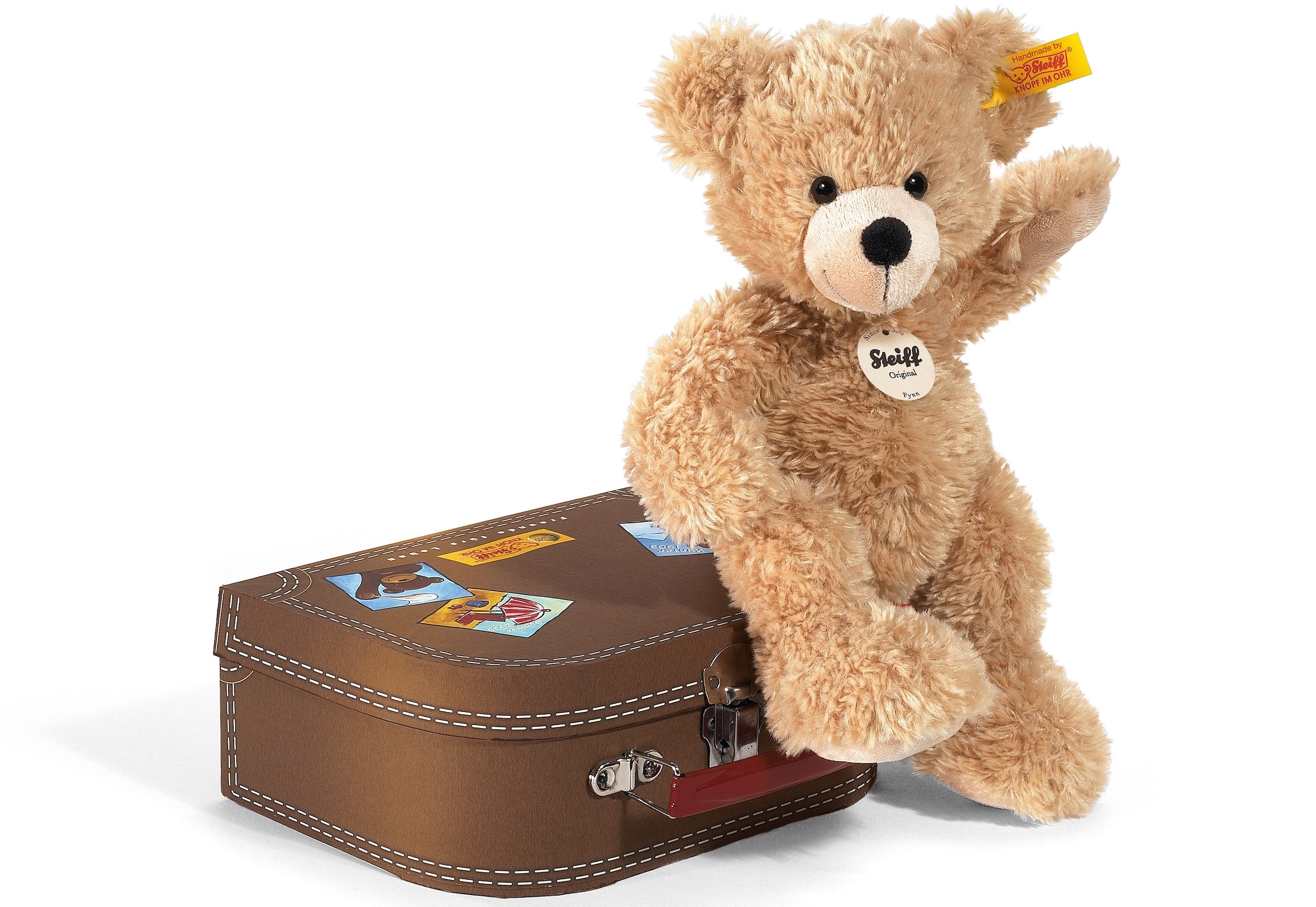 Kuscheltier »Fynn Teddybär im Koffer«, (2 St.)