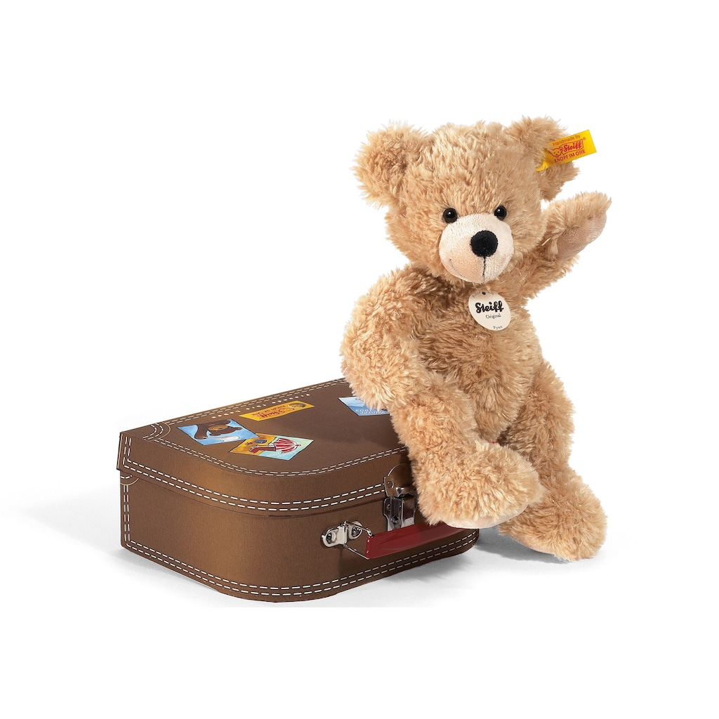 Steiff Kuscheltier »Fynn Teddybär im Koffer«, (2 St.)
