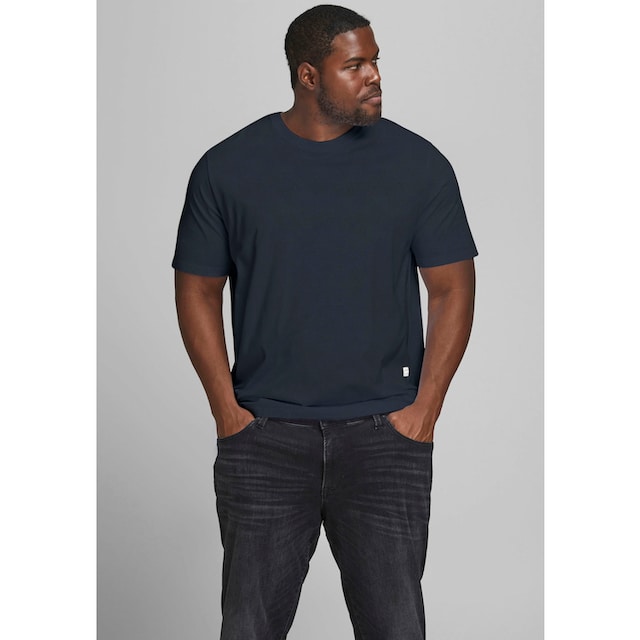 Jack & Jones PlusSize T-Shirt »NOA TEE«, mit abgerundetem Saum, bis Größe  6XL ▷ kaufen | BAUR