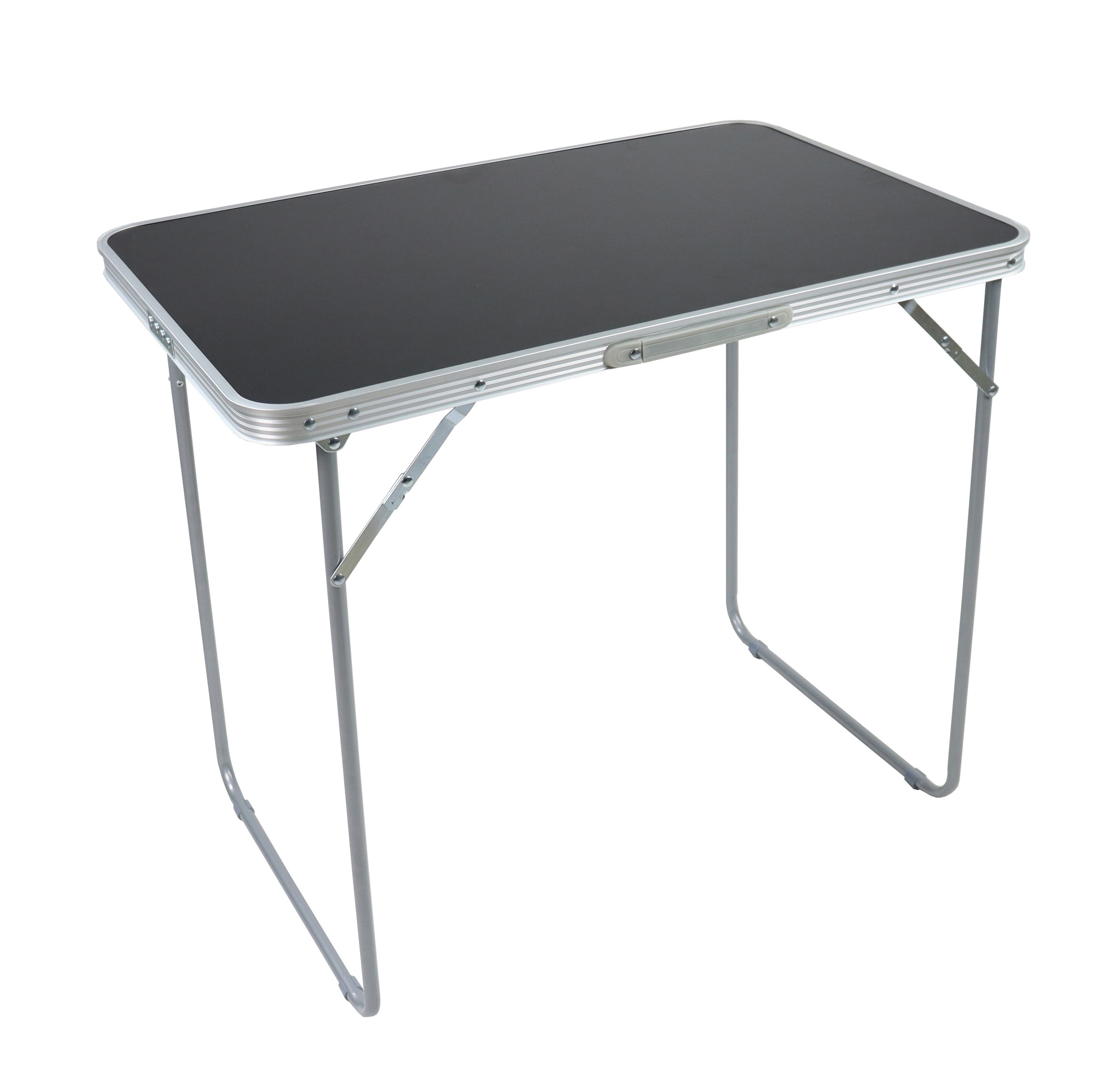 Gartentisch VCM, B:80cm T:53cmschwarz, Tische, "Campingtisch Gartentisch klappbar Galdas 80x53"