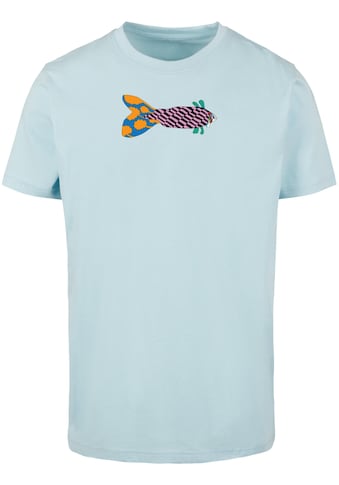 T-Shirt »Merchcode Herren Yellow Submarine - Fish No. 1 T-Shirt«, (1 tlg.)