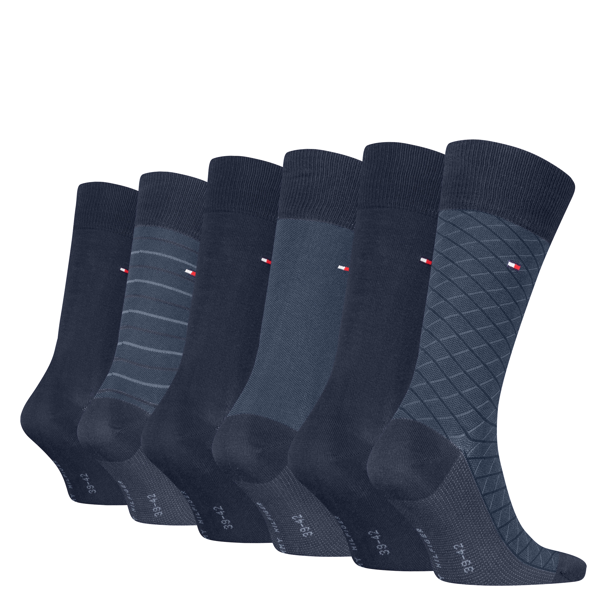 Tommy Hilfiger Socken »TH MEN SOCK 6P TIN GIFTBOX BIRDEYE«, (6er Pack)