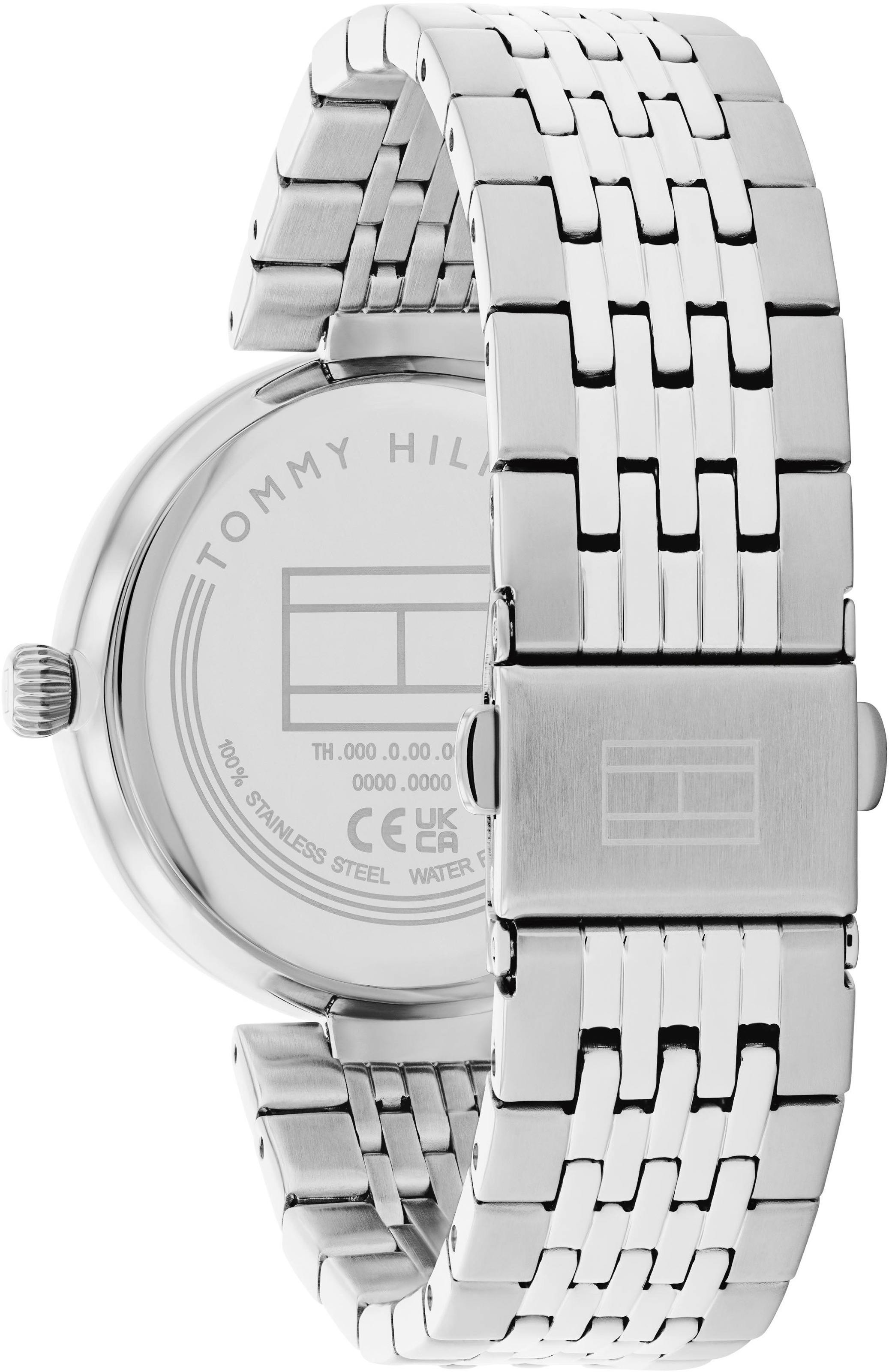 Tommy Hilfiger Multifunktionsuhr »SOPHIA«, Quarzuhr, Armbanduhr, Damenuhr, Datum, Edelstahlarmband