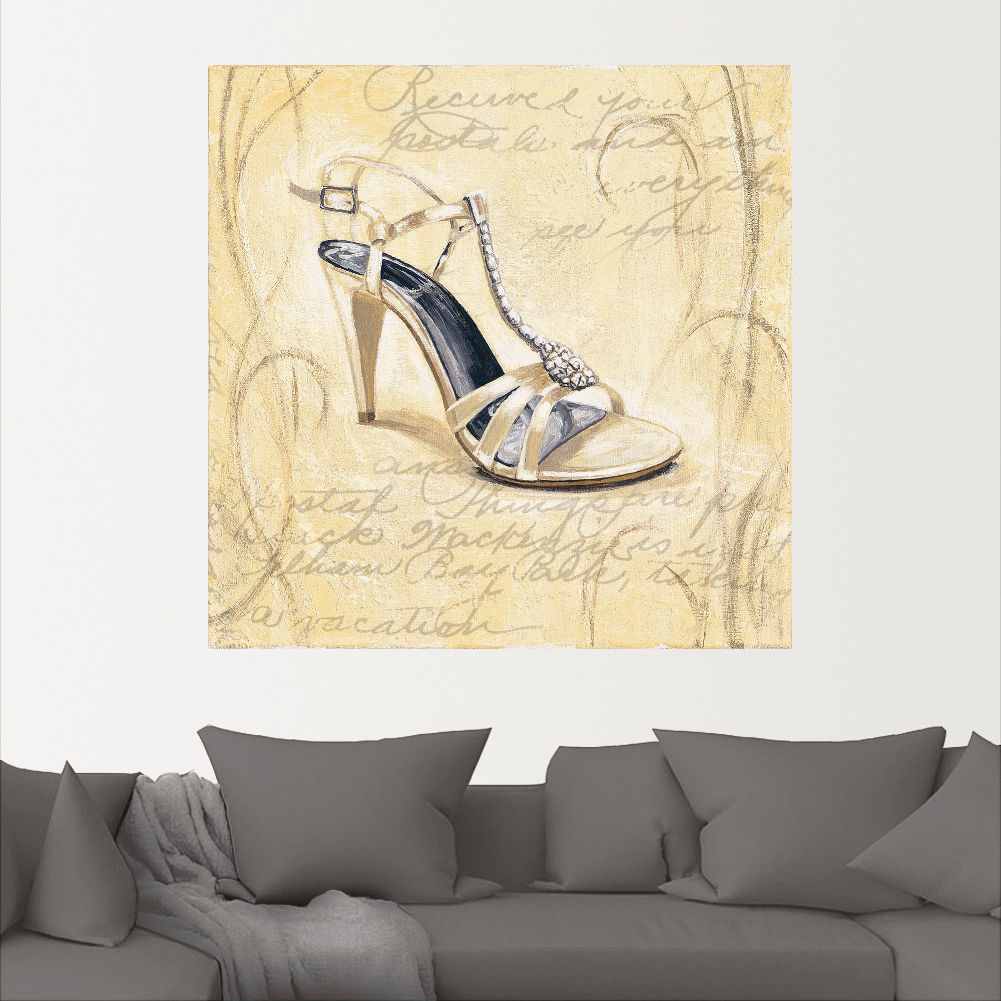 Artland Wandbild "Stiletto I - Schuh", Mode, (1 St.), als Leinwandbild, Wan günstig online kaufen