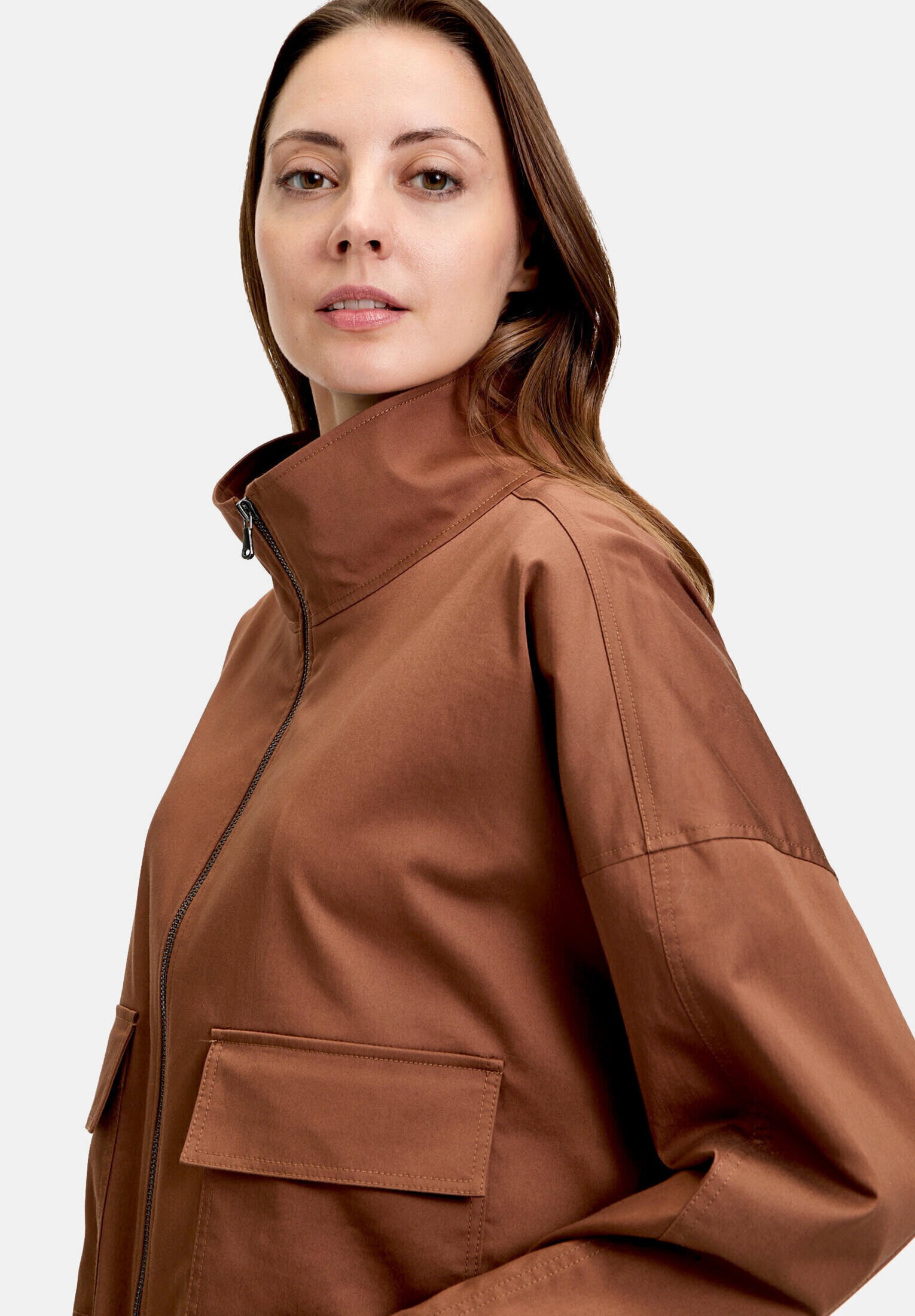 Betty&Co Canvasjacke »Damen mit Taschen«