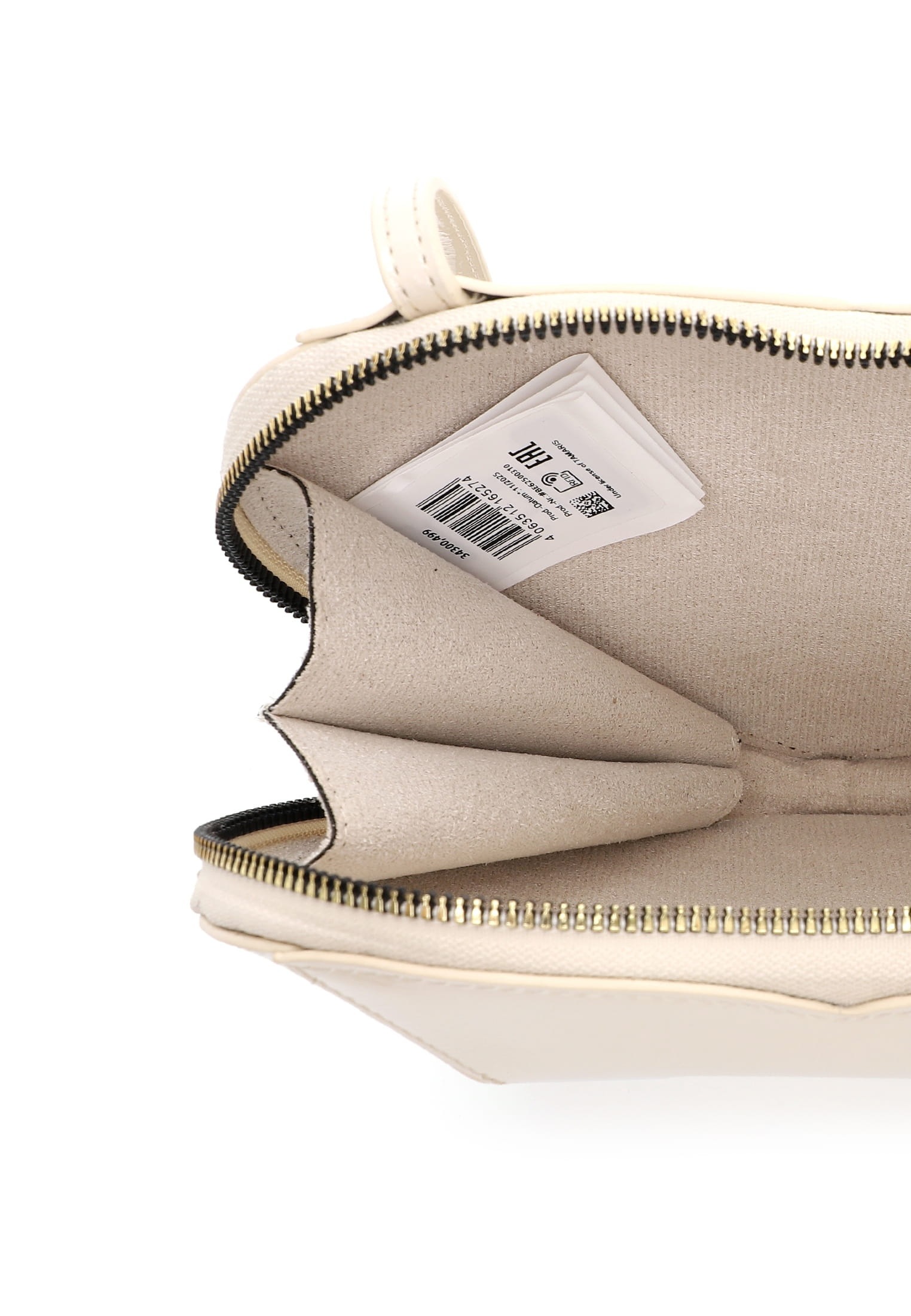 Umhängetasche TAMARIS "Umhängetasche TAS Kimberlie", Damen, Gr. B/H/T: 21cm x 18cm x 2,5cm 0, beige (cream, finish 499), Polyurethan, Taschen Umhängetasche 3
