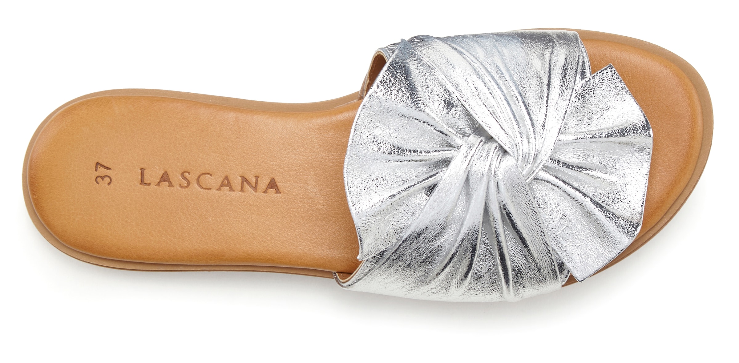 LASCANA Pantolette »Mule, Sandale, offener Schuh«, aus Leder