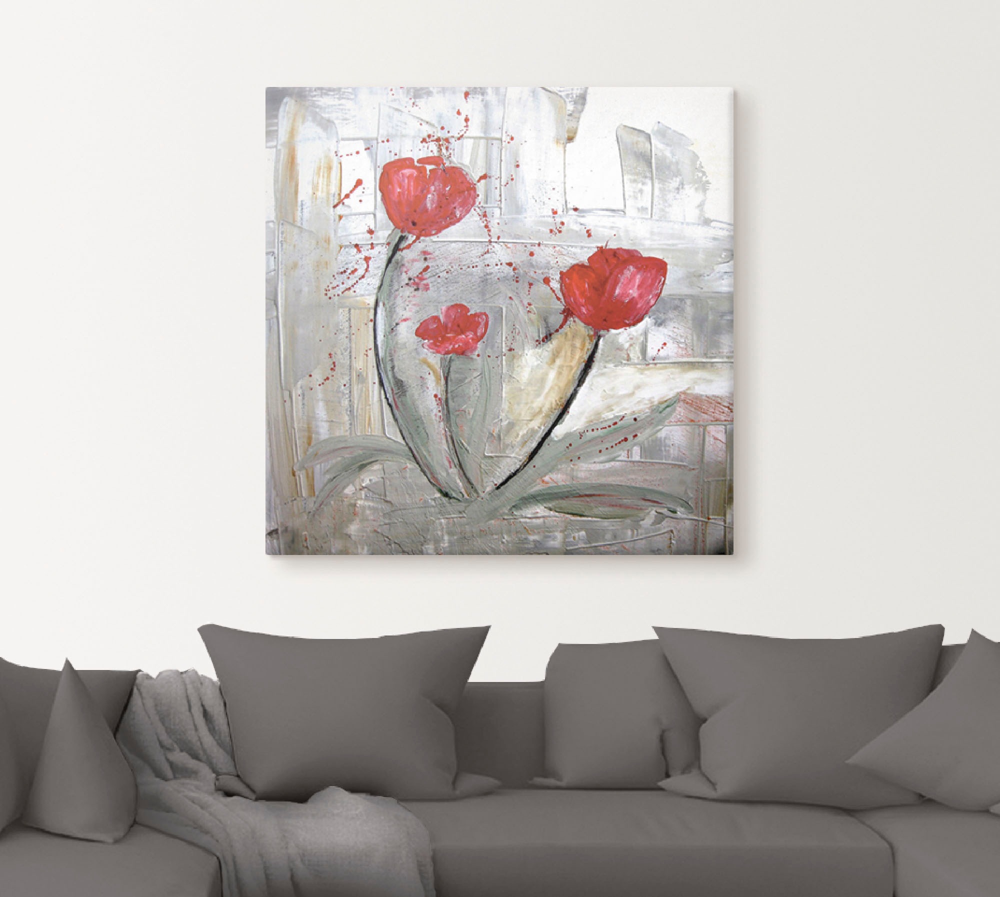 Artland Leinwandbild "Familie" Muster 1 Stk. tlg. auf Keilrahmen gespannt günstig online kaufen