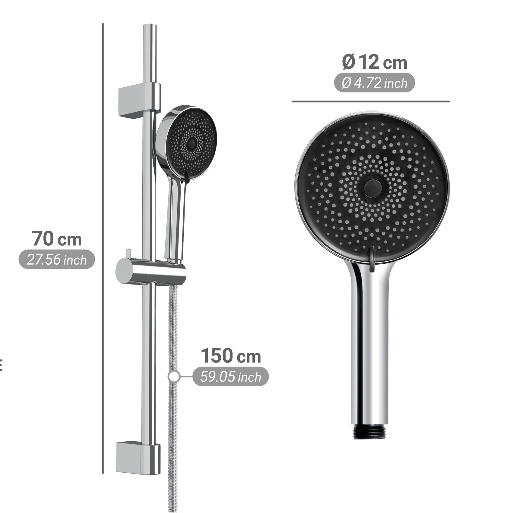 WENKO Brausehalter »Softwater« Set, 