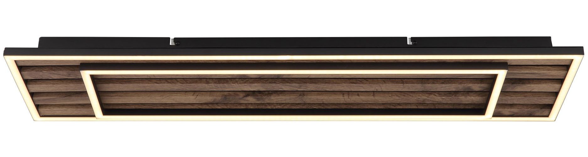 GLOBO LIGHTING LED Deckenleuchte »WOODY«, 1 flammig, Leuchtmittel LED-Modul | LED fest integriert, Memoryfunktion, die deine bevorzugte Einstellung speichert