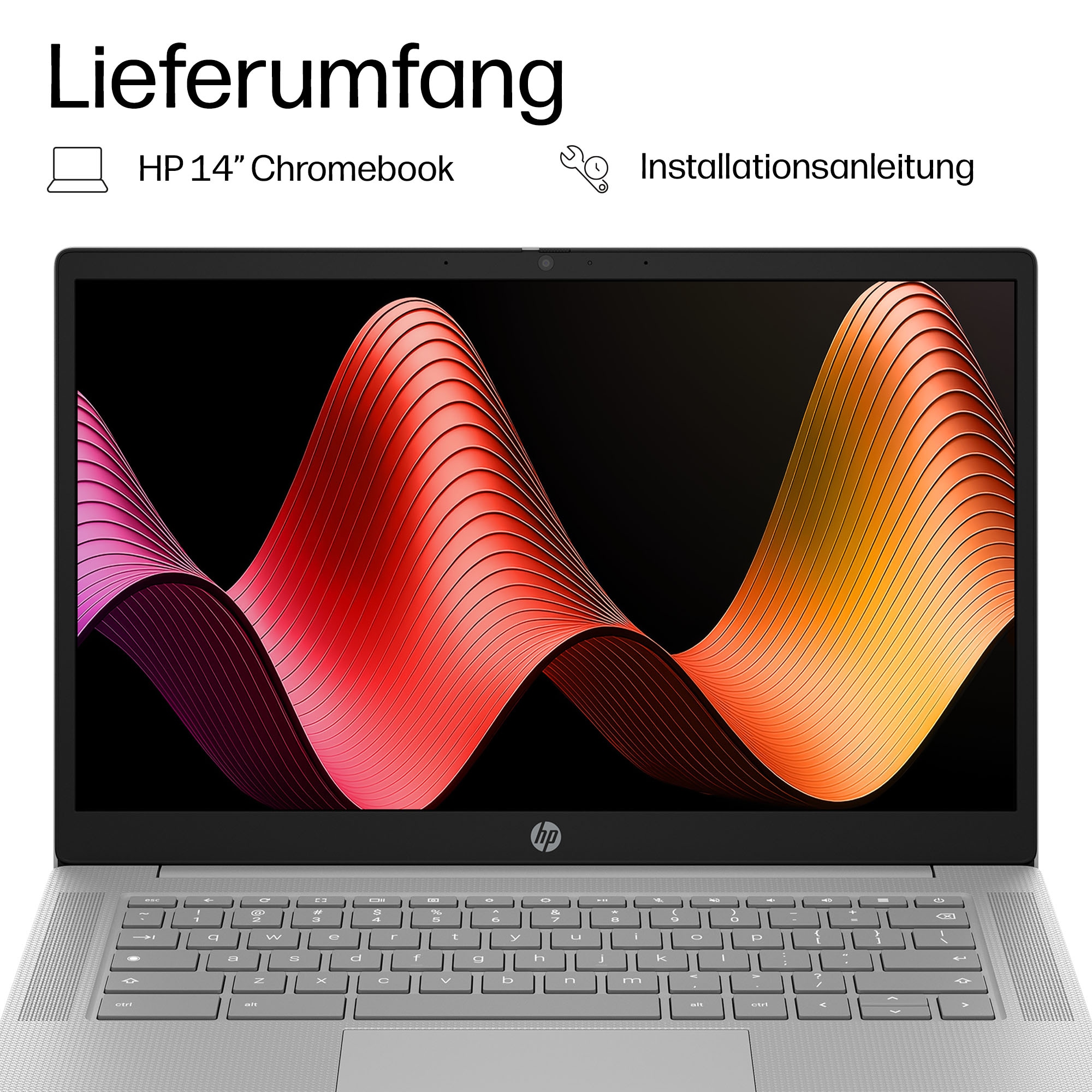 HP Chromebook »14a-nm0215ngx« 35,6 cm / 14 ″ MediaTek Kompanio Mali-G57 MC2 64 GB SSD
