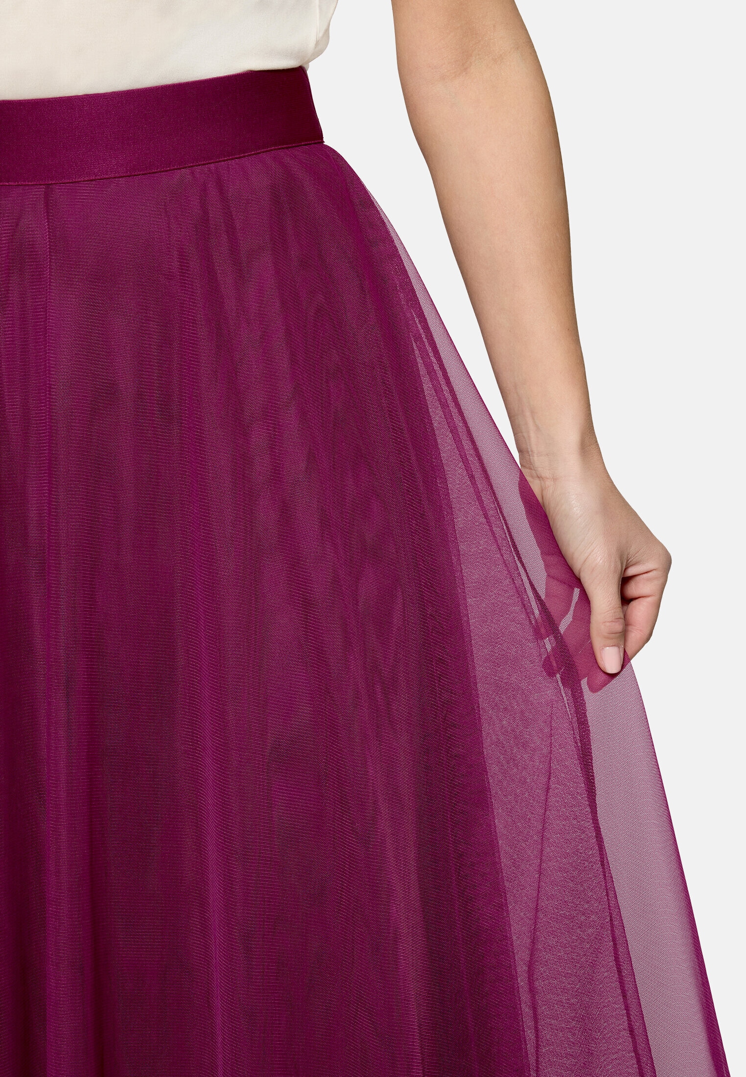 Zero Midirock »Damen mit elastischem Bund« Material.