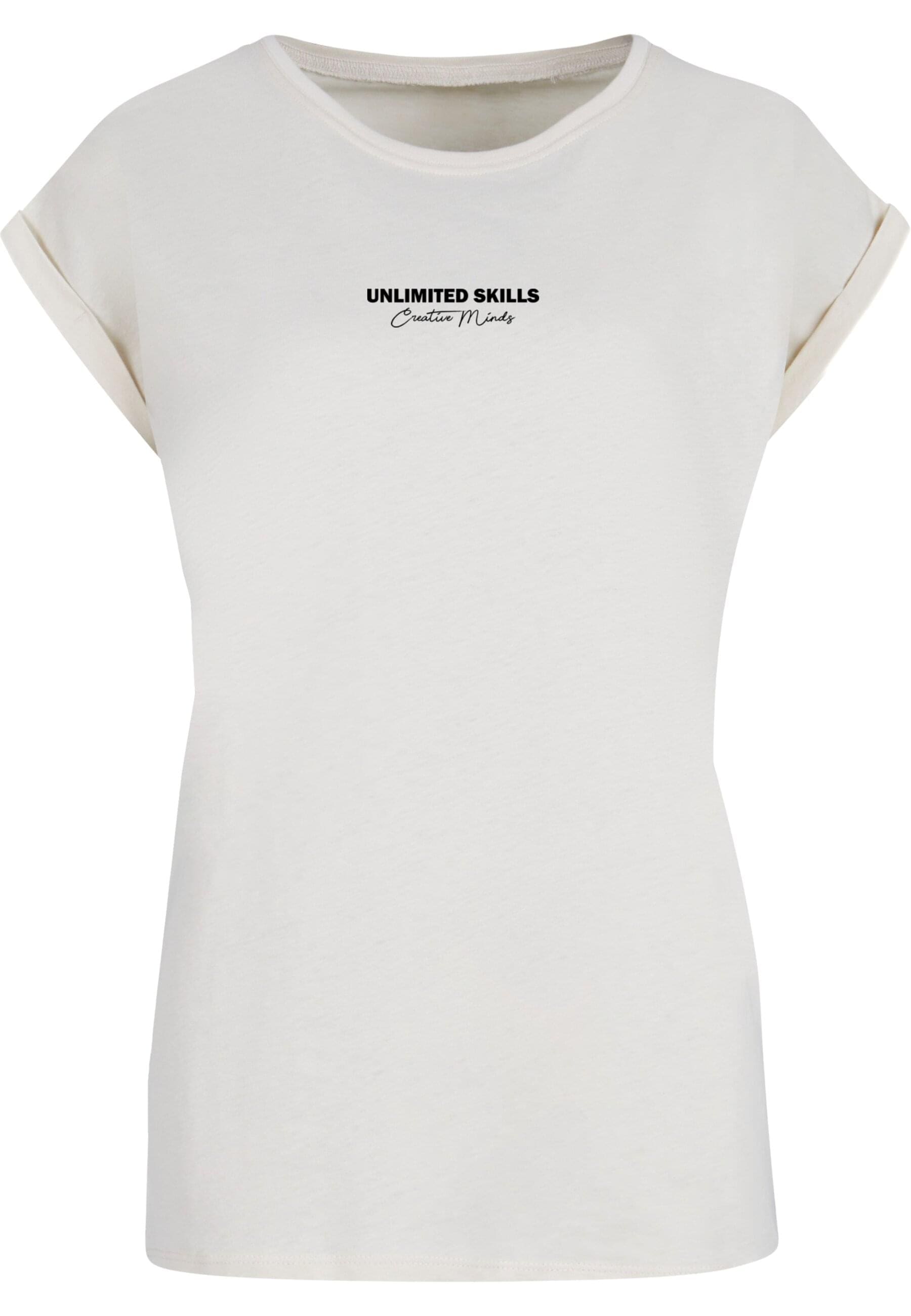 Merchcode T-Shirt "Merchcode Ladies Unlimited Skills Extended Shoulder Tee günstig online kaufen