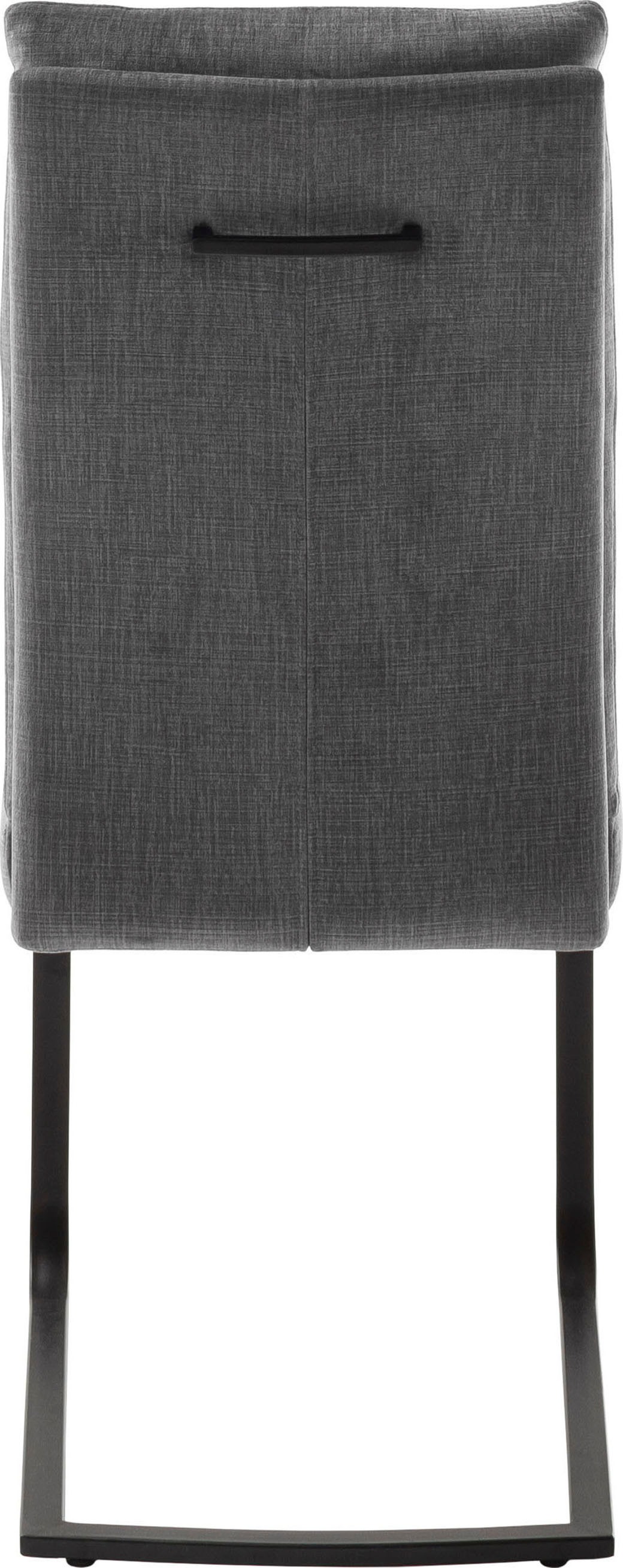 MCA furniture Freischwinger »Gibara Schwingstuhl 2er Set«, (Set), 2 St., Veloursstoff, Esszimmerstuhl,Nosag Federung im Sitz,Flachrohr,Belastbarkeit 140 kg