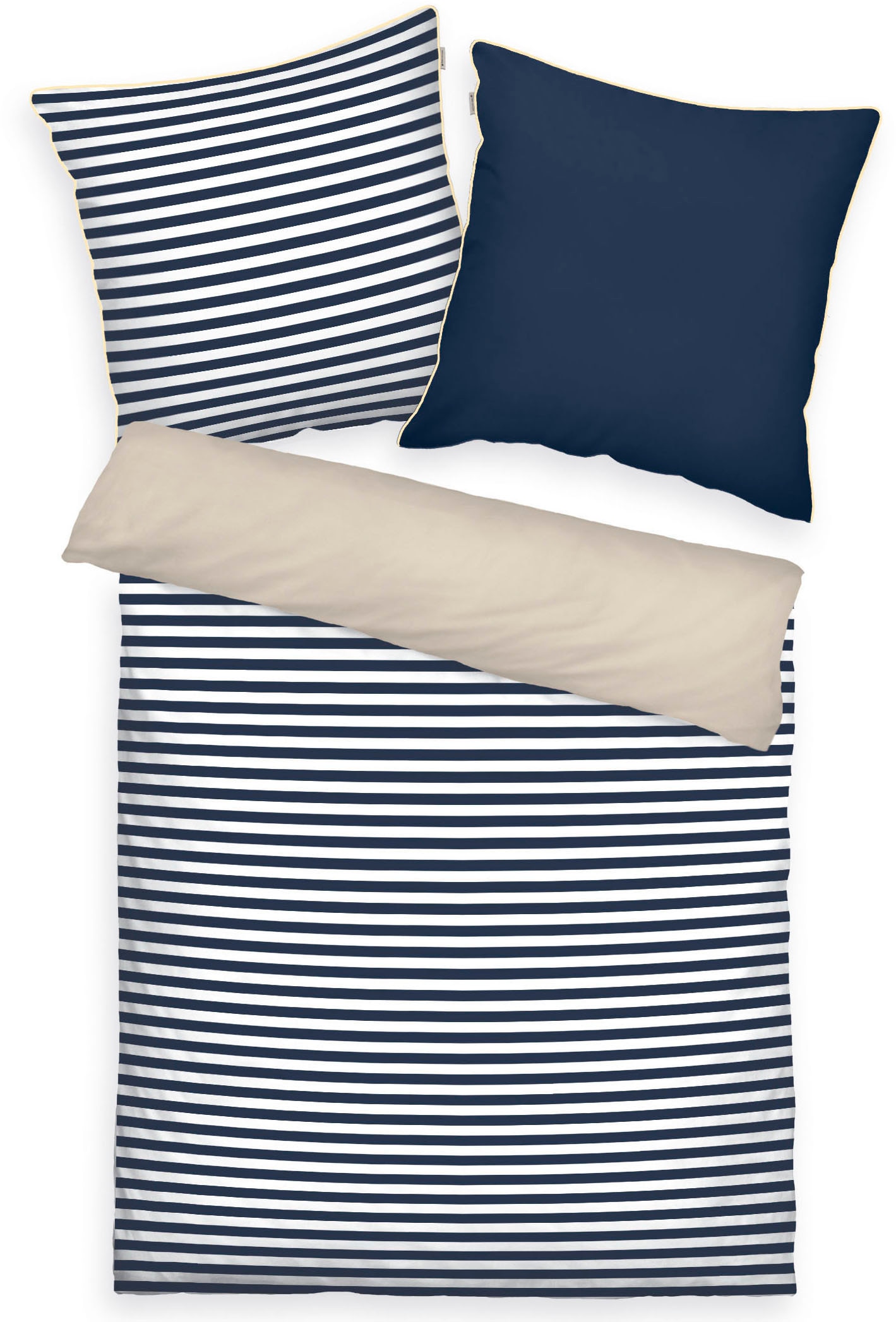 TOM TAILOR HOME Bettwäsche "STRIPES WITH A KICK in Gr. 135x200cm oder 155x2 günstig online kaufen