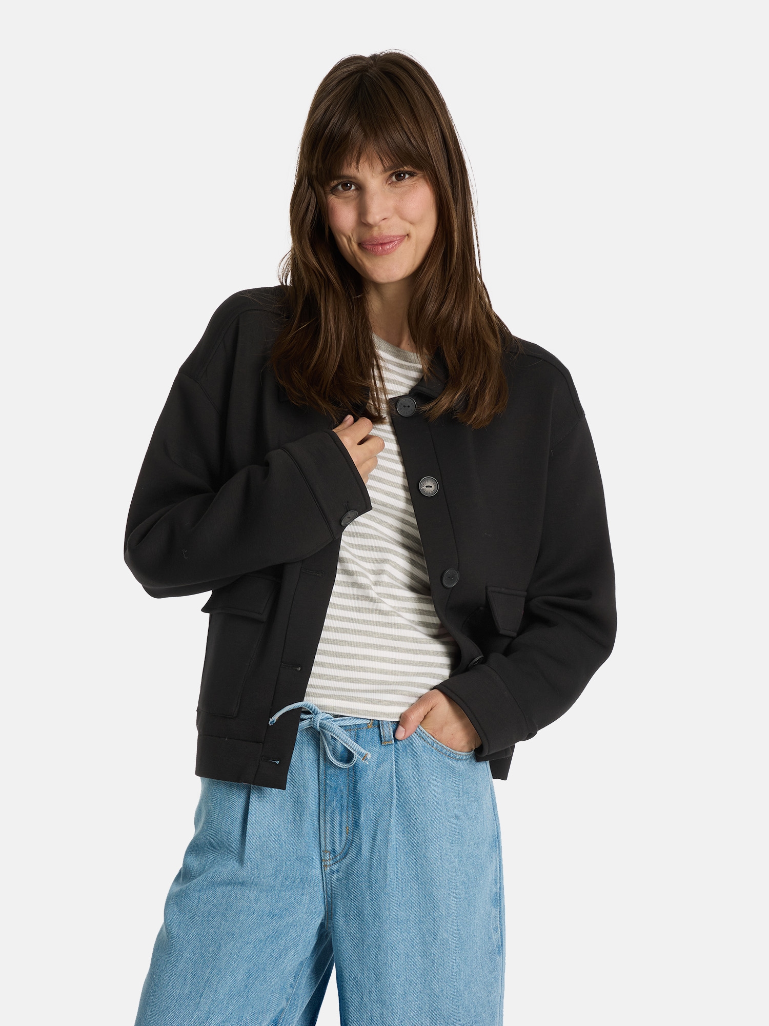 Lieblingsstück Hemdjacke "Mic", gerade geschnitten, mit Knopfleiste günstig online kaufen